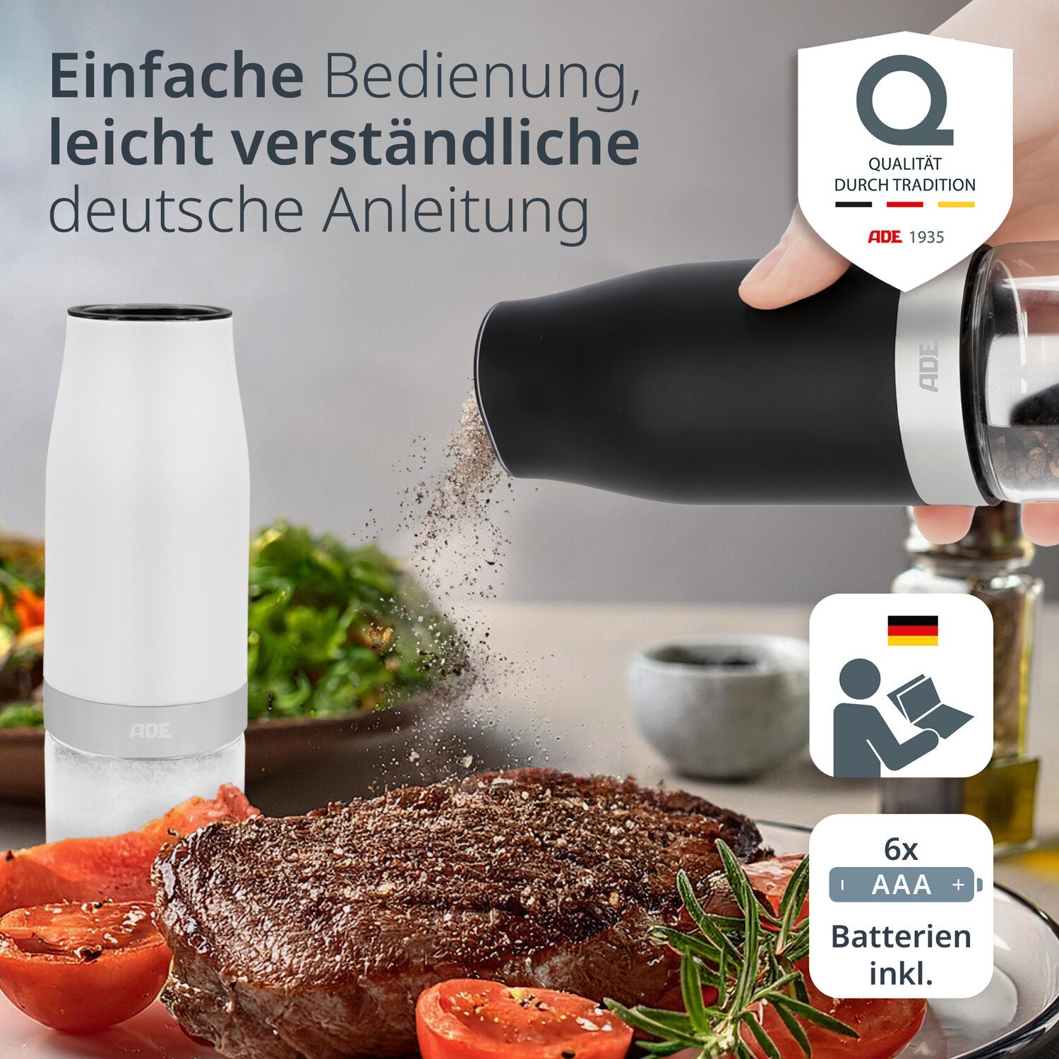 Elektrische Salz- und Pfeffermühle