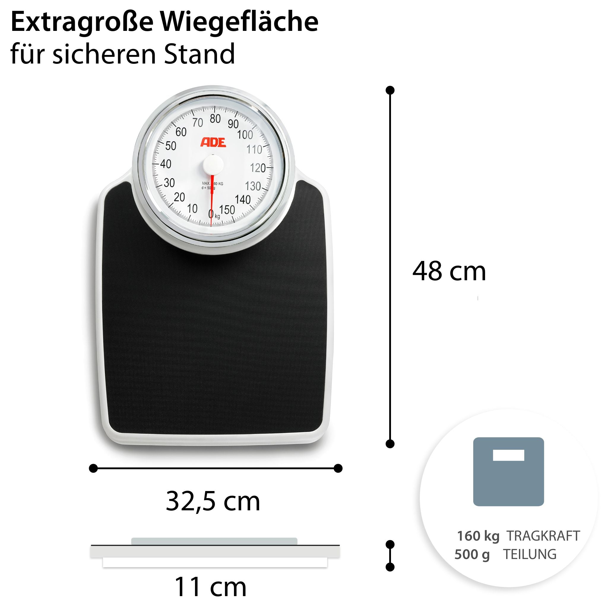 Mechanische Rundkopfwaage