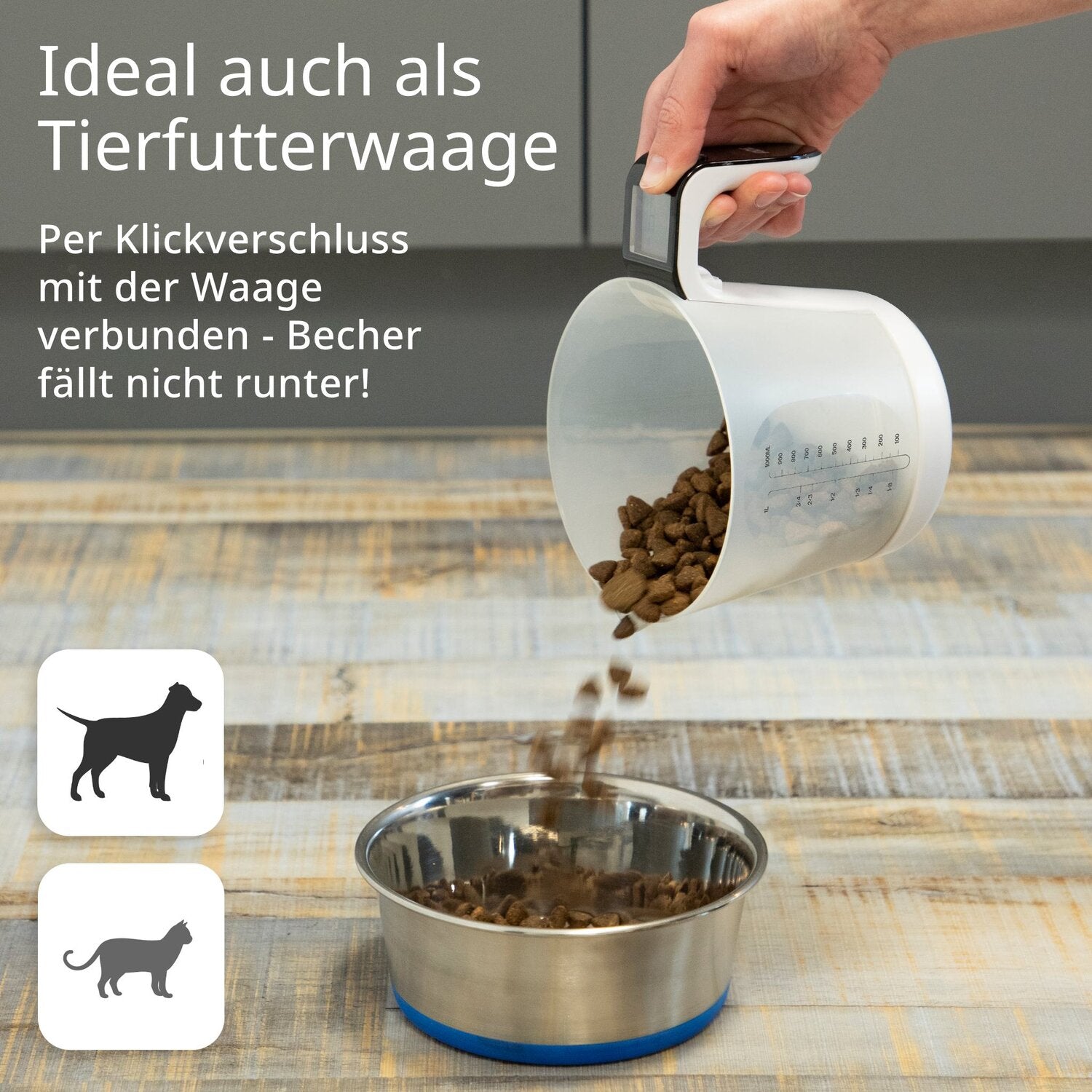 Digitale Messbecherwaage