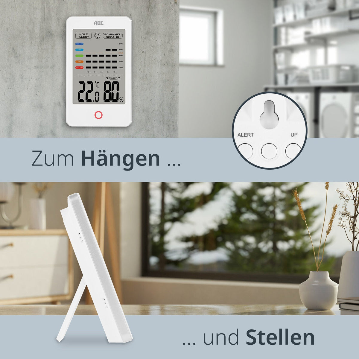 Digitales Thermo-/Hygrometer