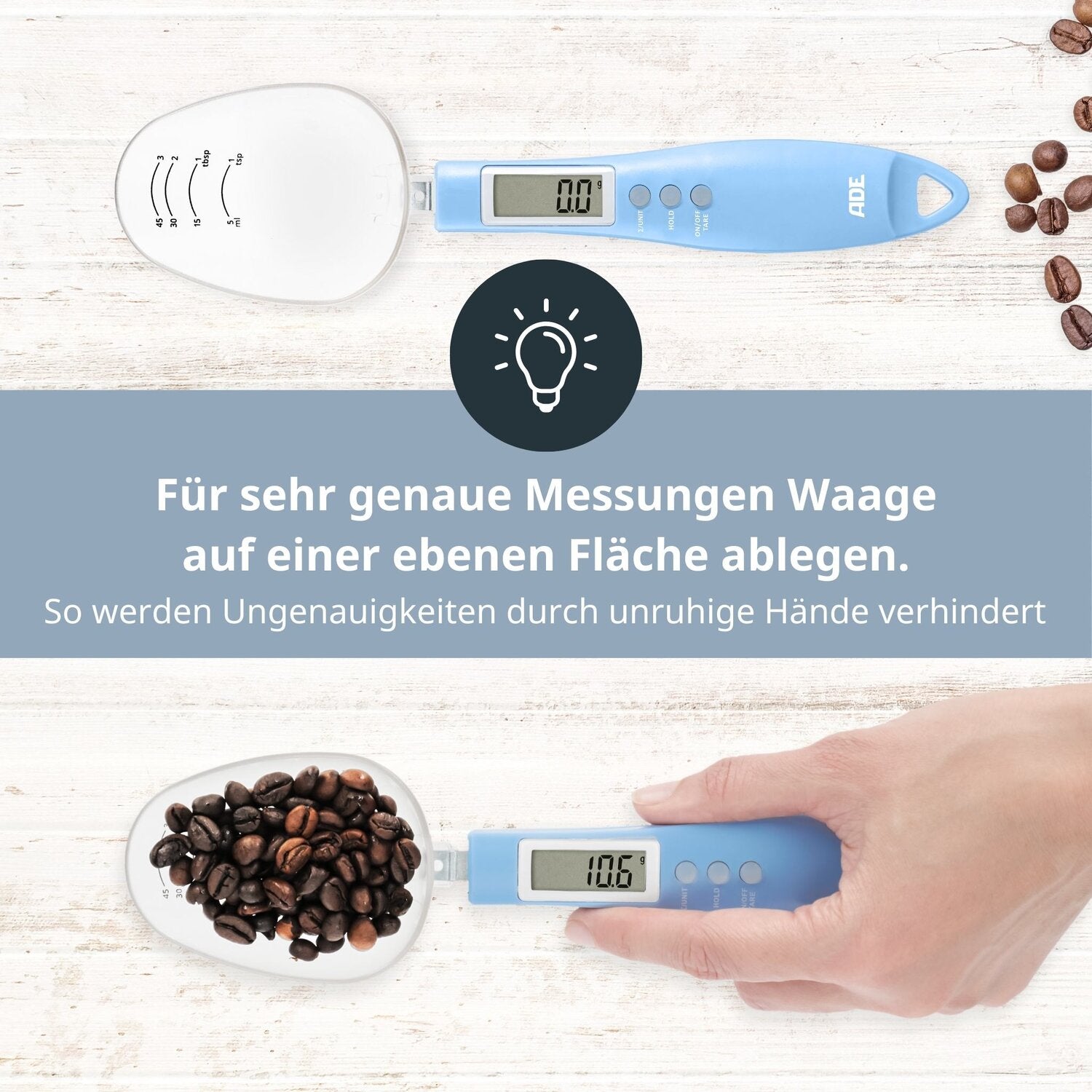 Digitale Löffelwaage