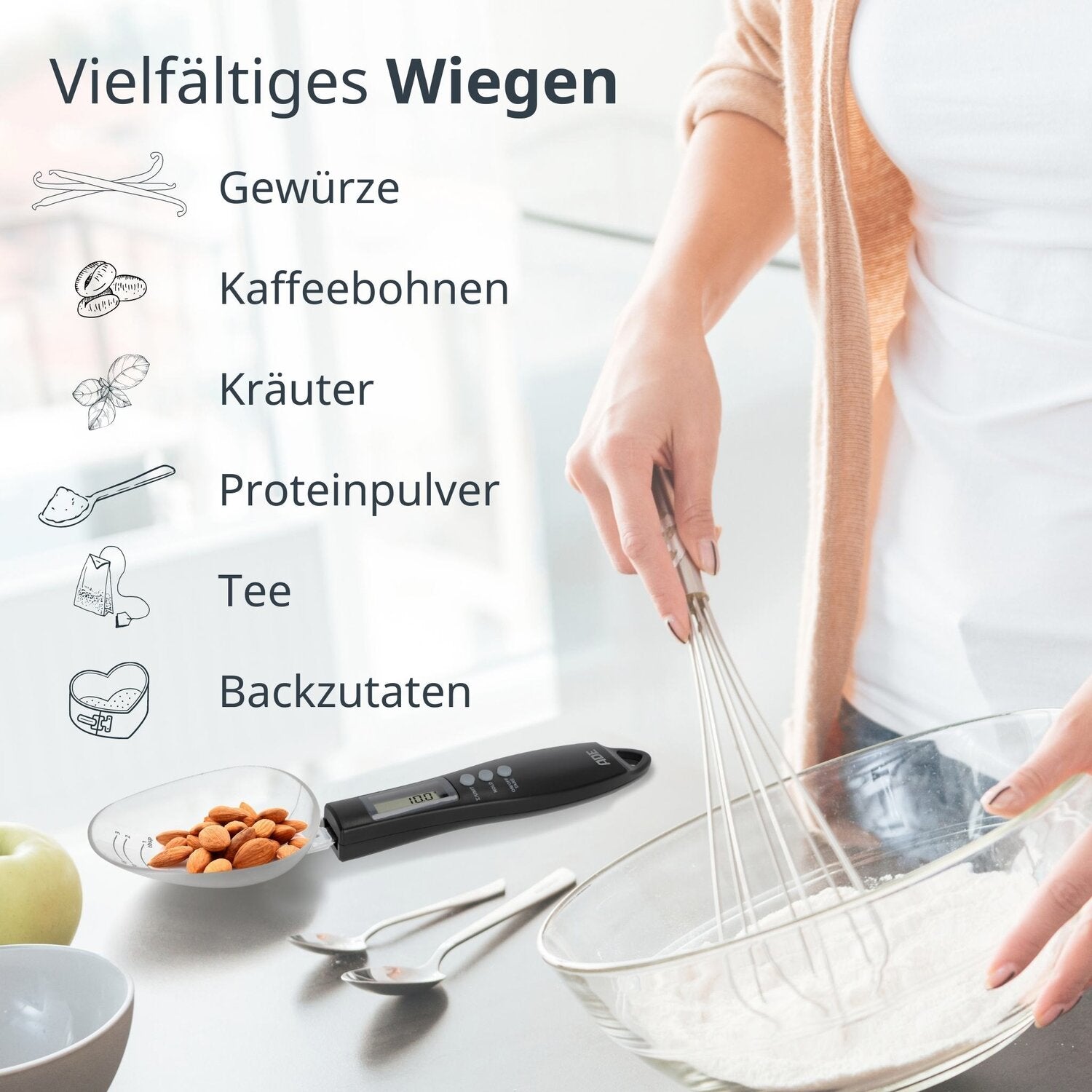 Digitale Löffelwaage