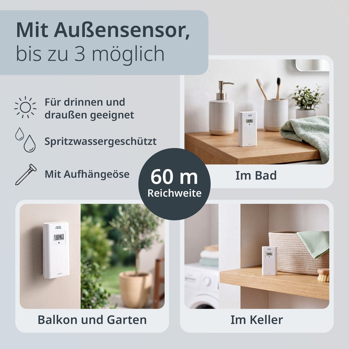 Digitale Wetterstation WS2506