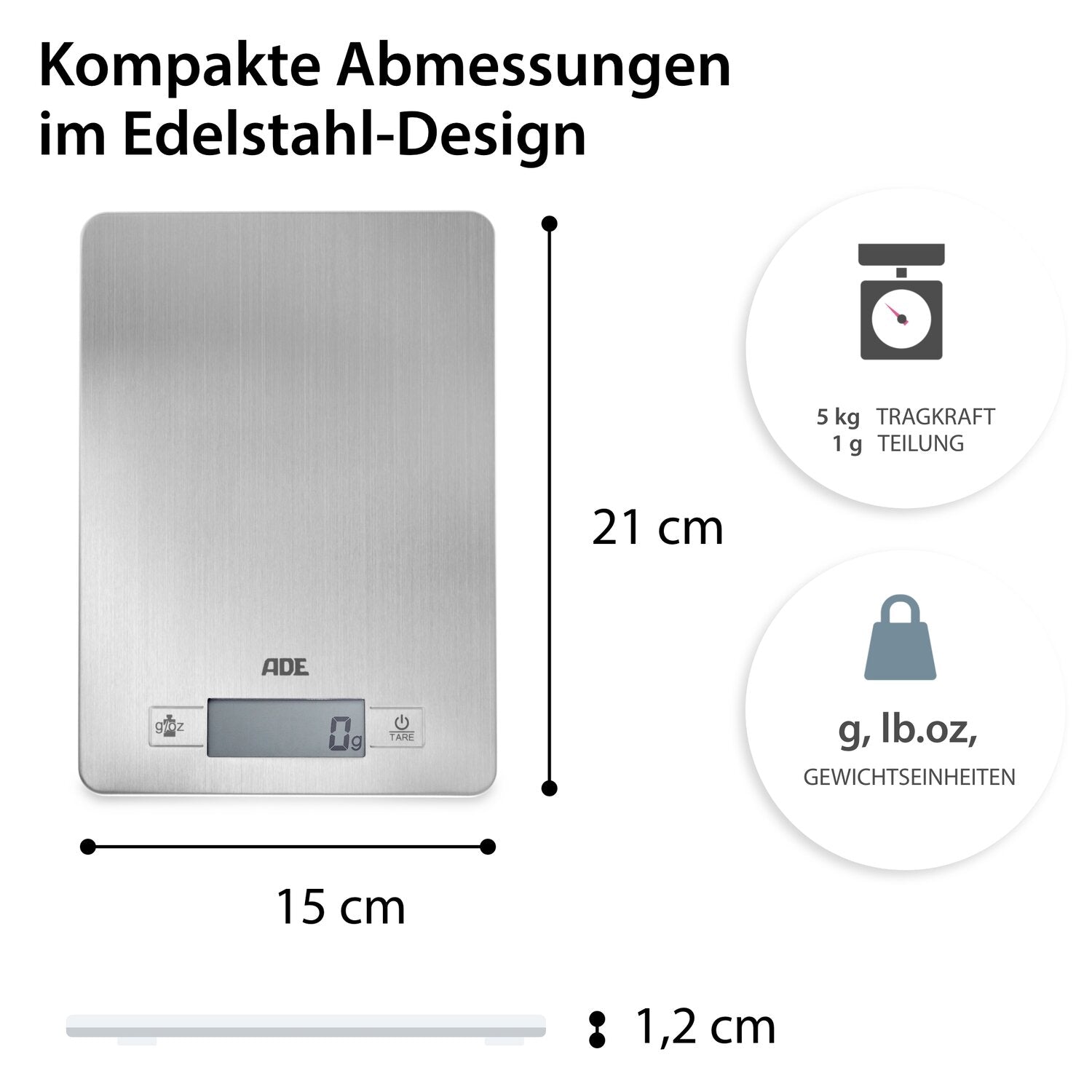 Digitale Küchenwaage Denise
