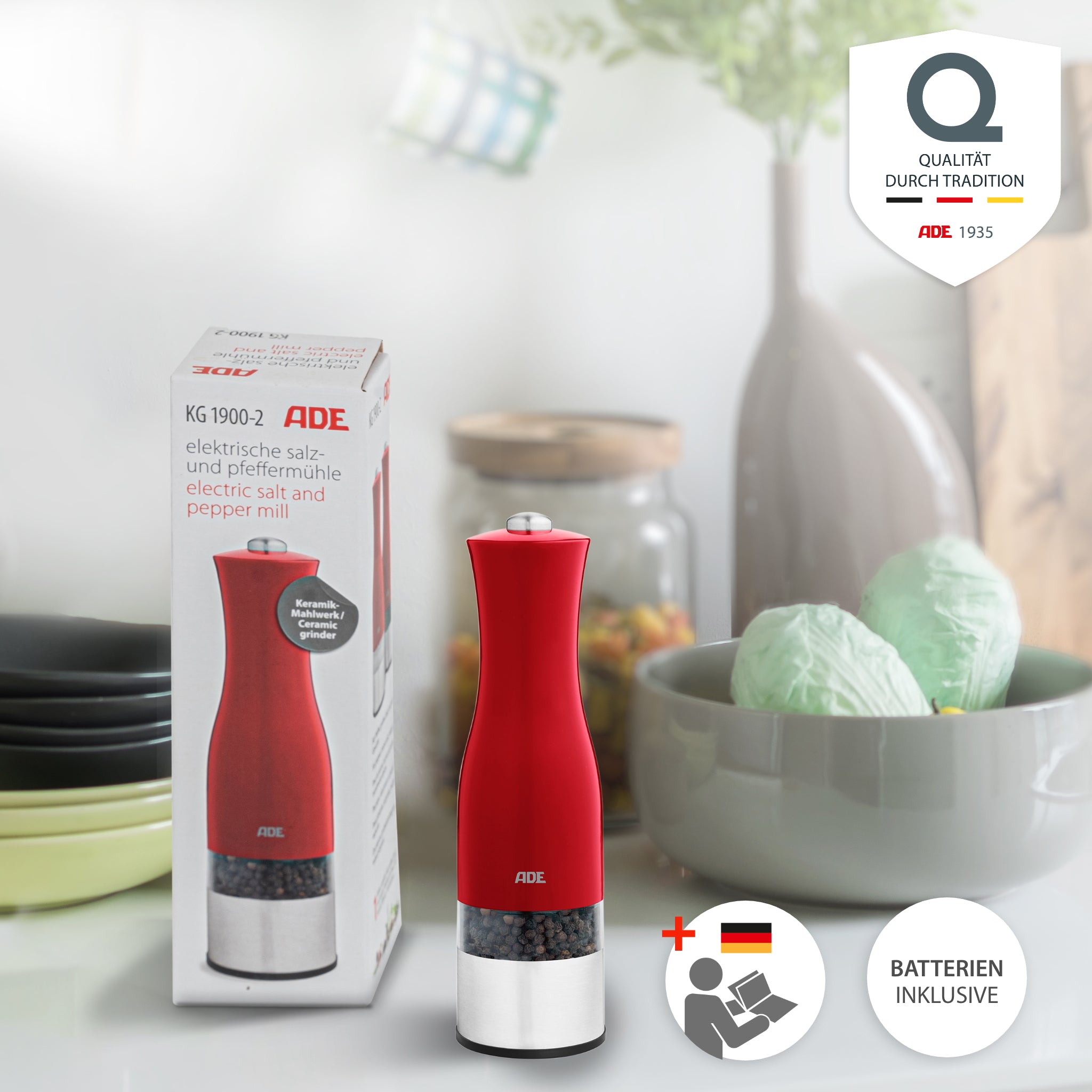Elektrische Salz- und Pfeffermühle
