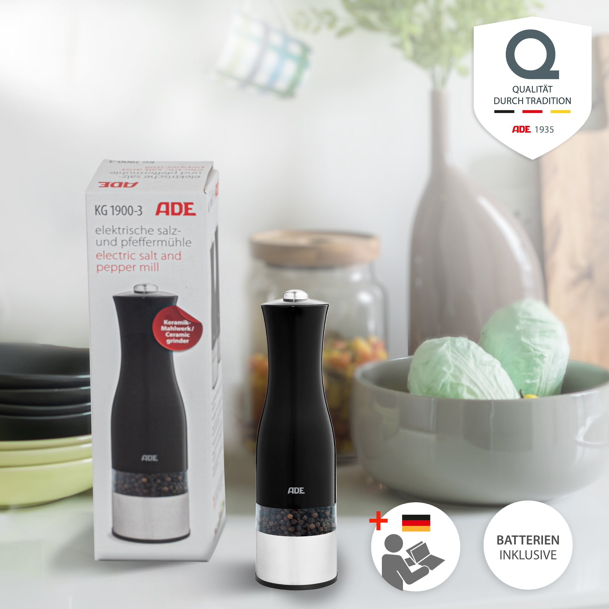 Elektrische Salz- und Pfeffermühle