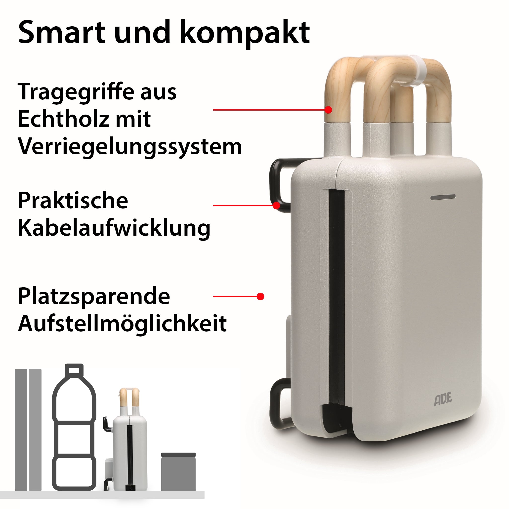 2-in-1 Waffeleisen mit Sandwichmaker