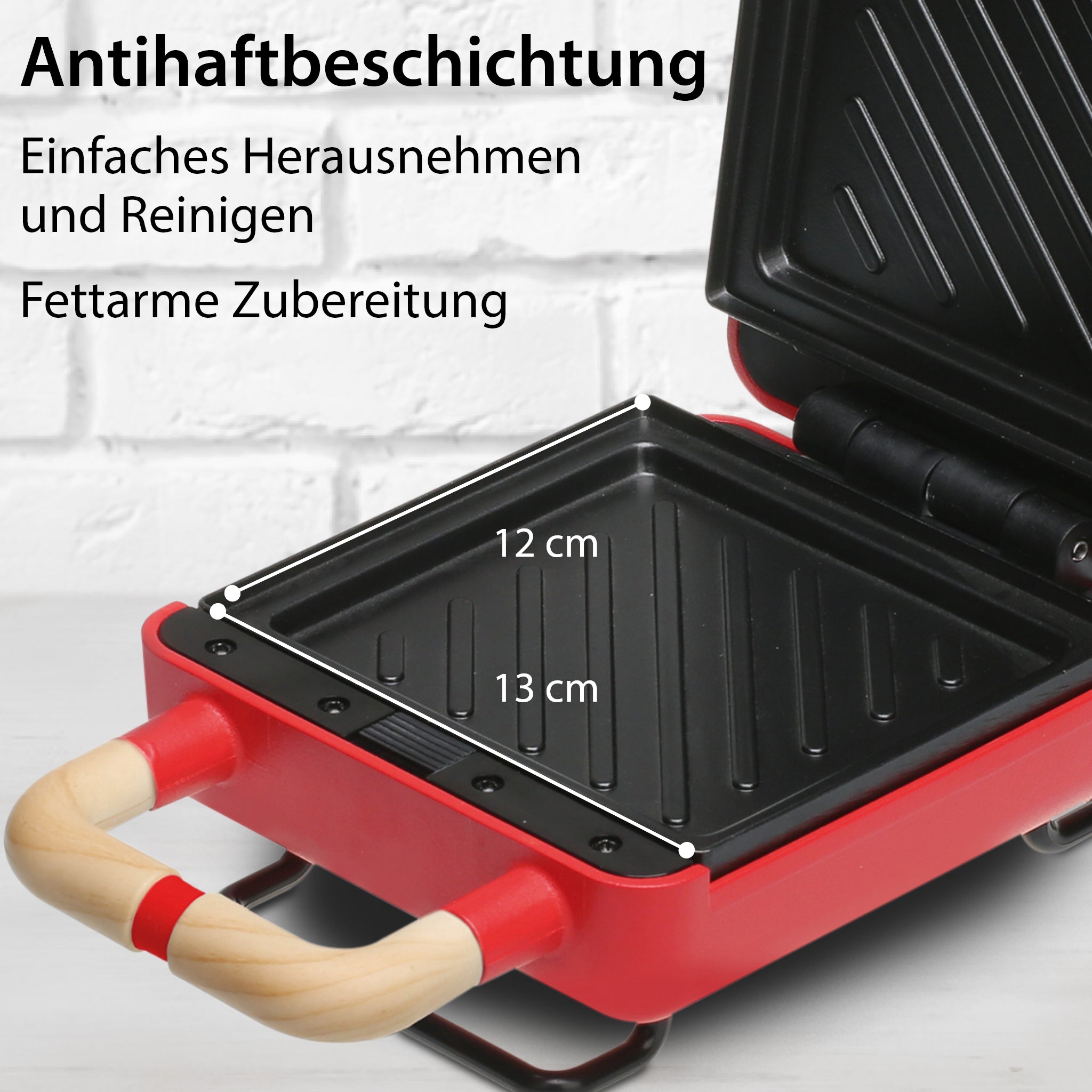 2-in-1 Waffeleisen mit Sandwichmaker