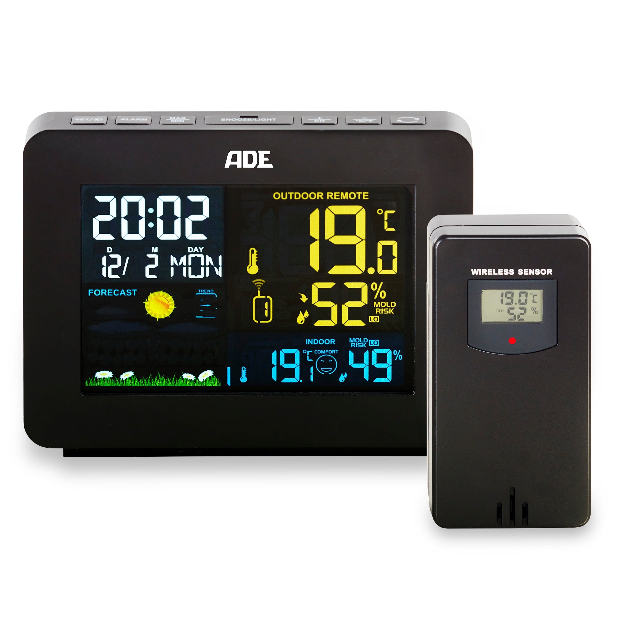 Wetterstation mit Funk-Außensensor