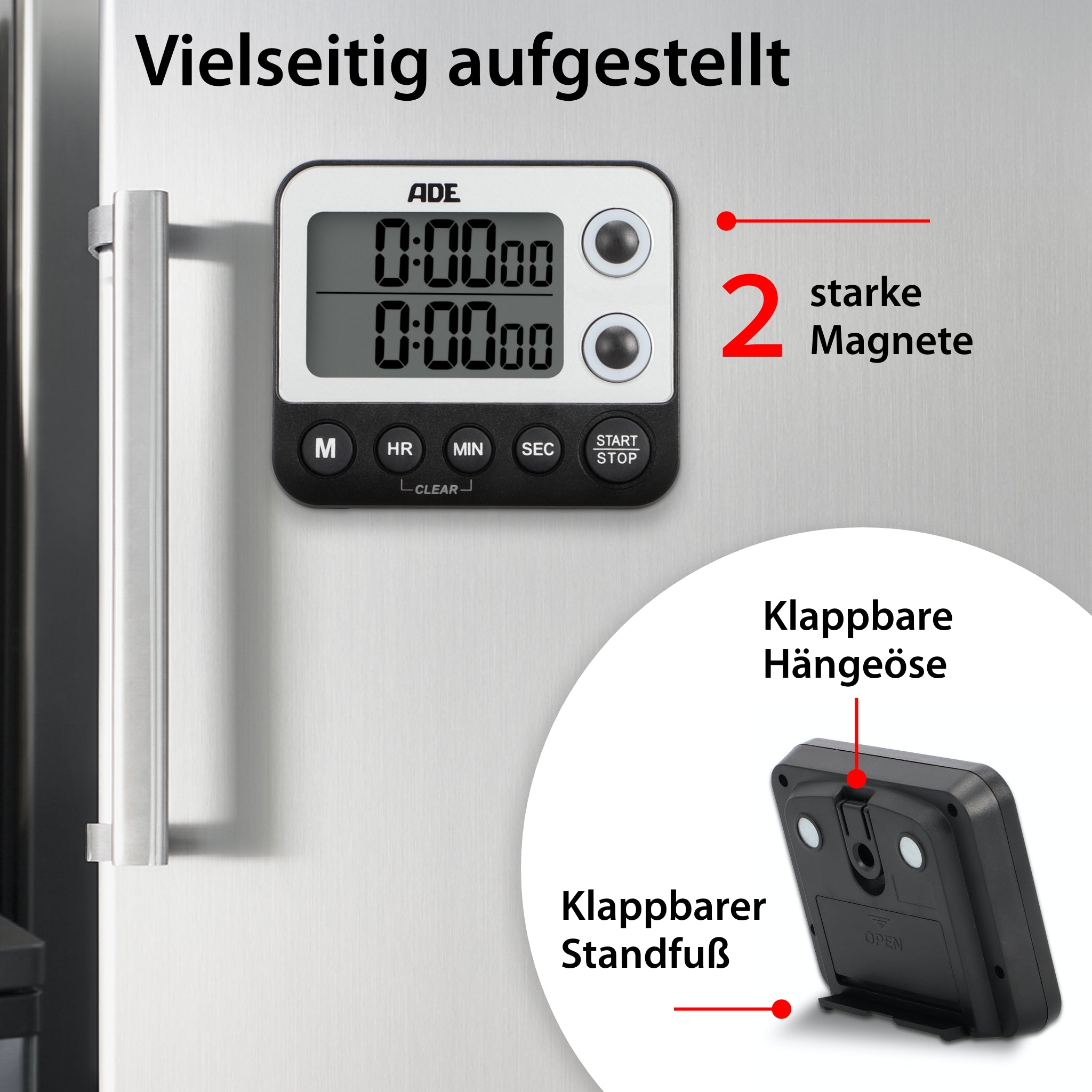 Digitaler Dual-Küchentimer
