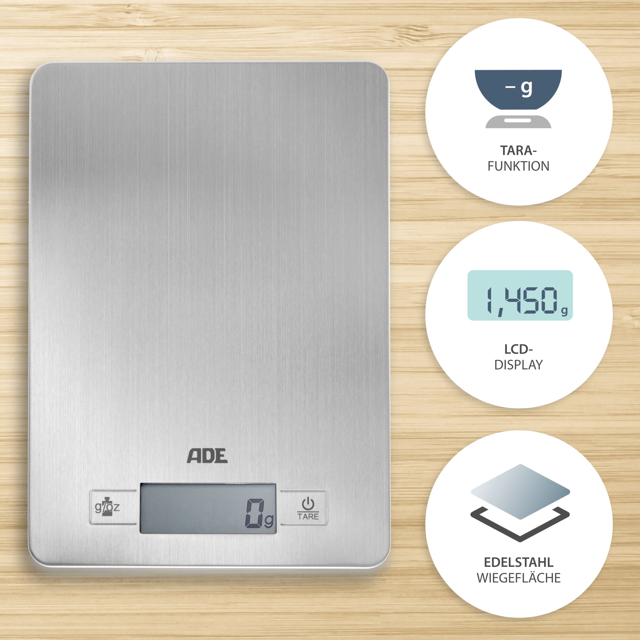 Digitale Küchenwaage Denise