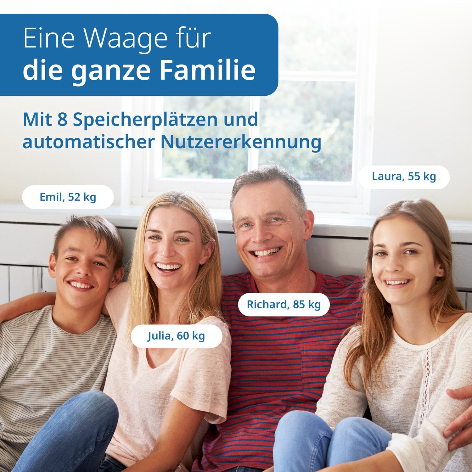 Digitale Körperanalysewaage Emmy