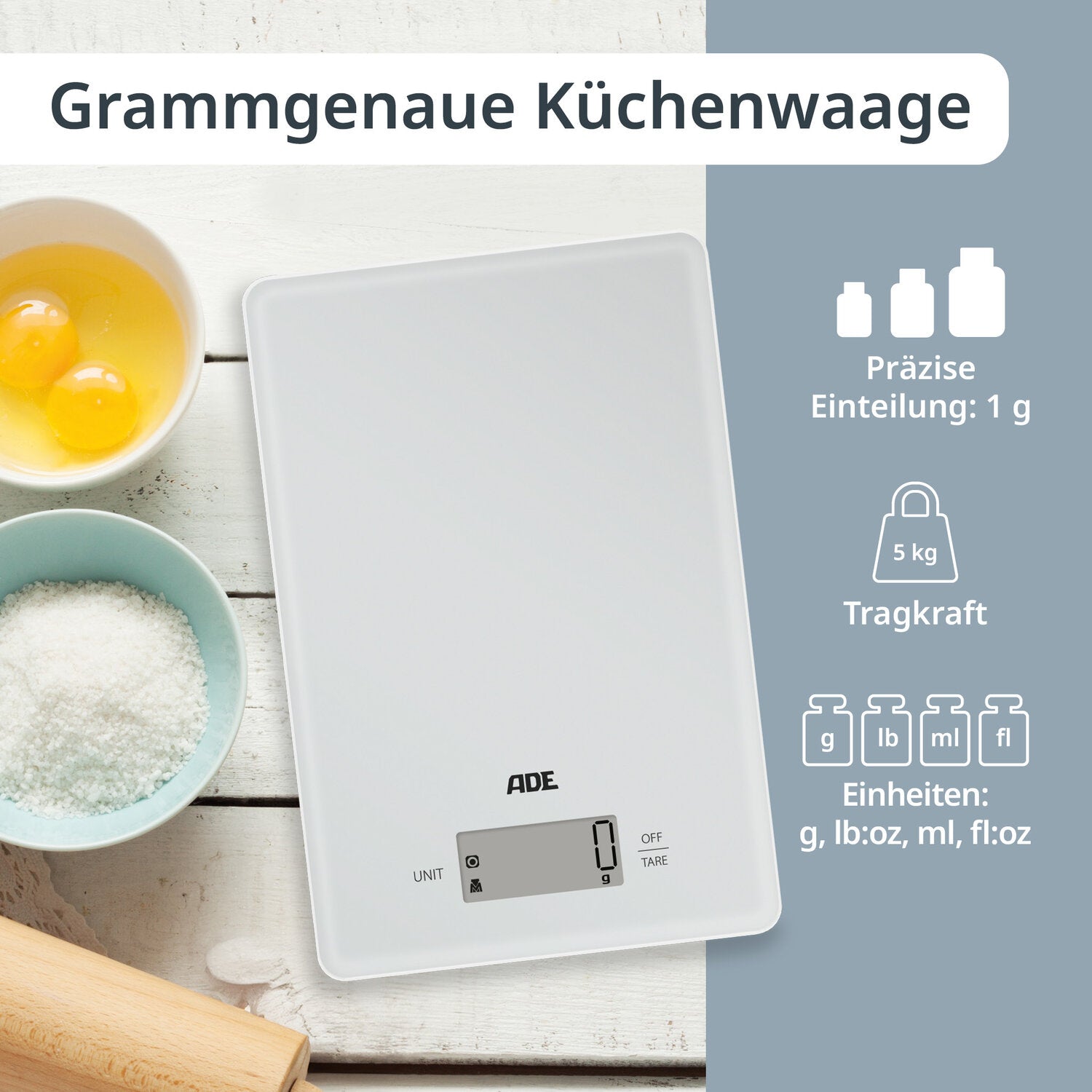 Digitale Küchenwaage Julia