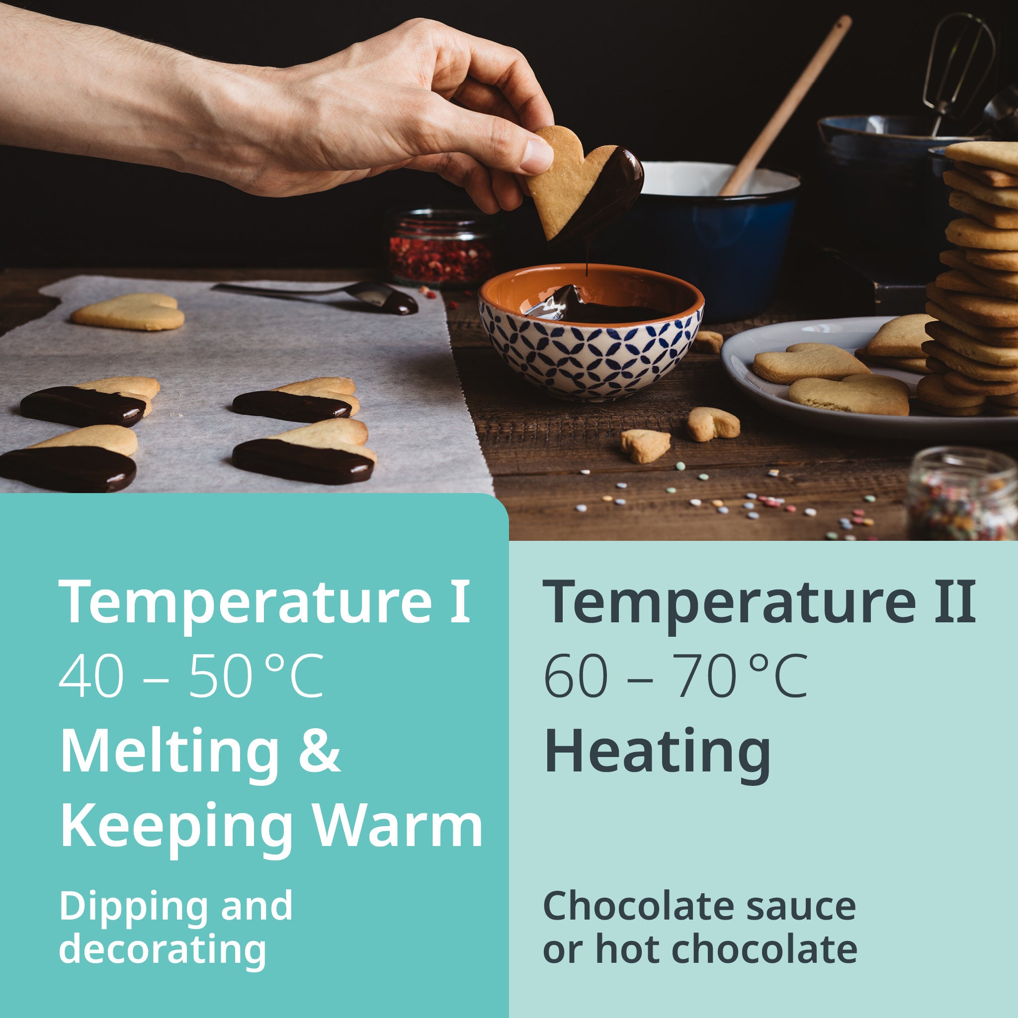 Electric chocolate fondue