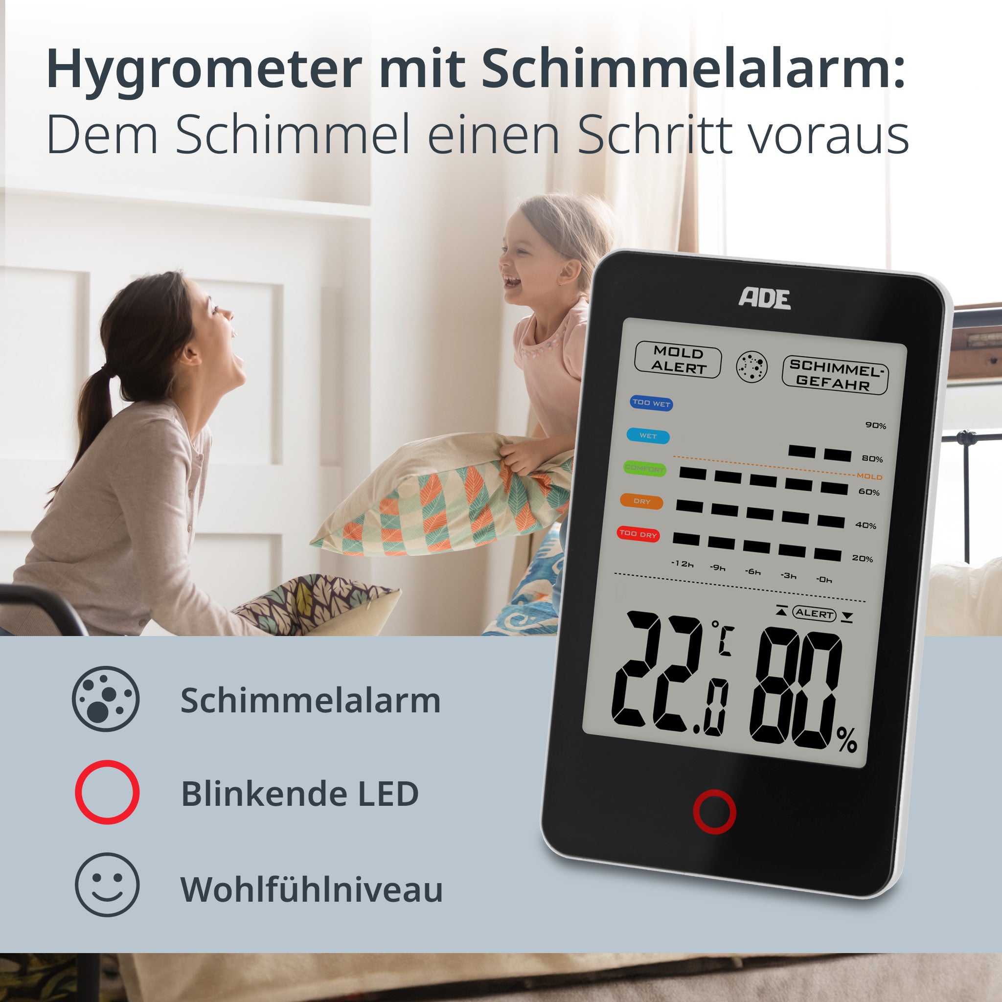 Digitales Thermo-/Hygrometer