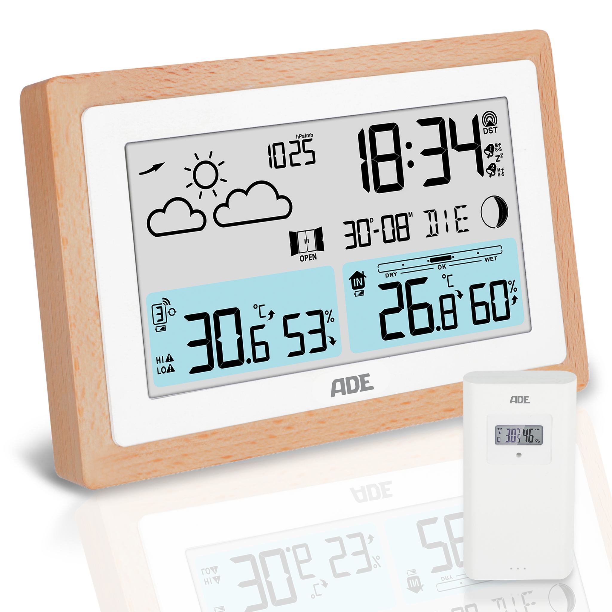 Wetterstation mit Funk-Außensensor