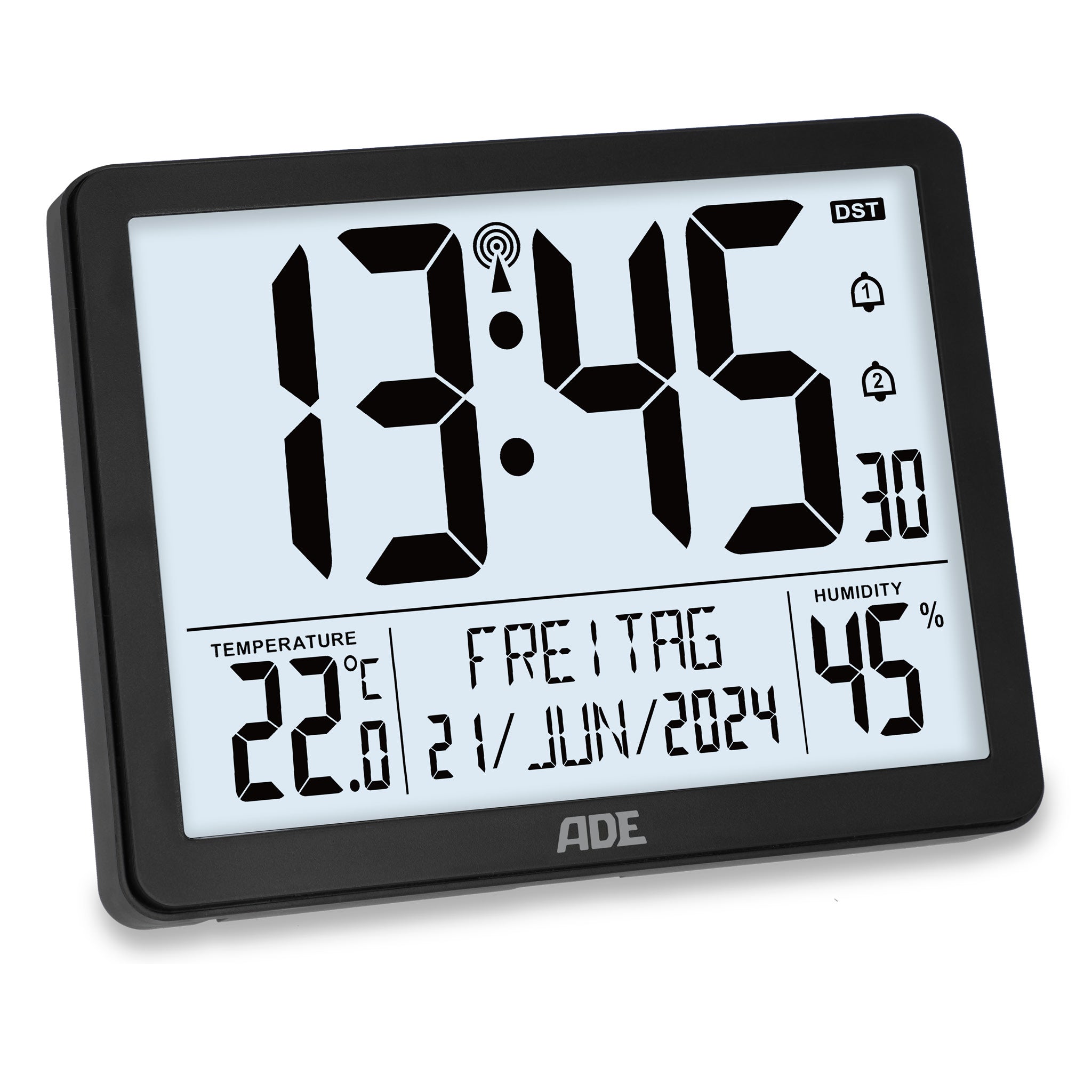 Digitale Wanduhr mit Beleuchtung