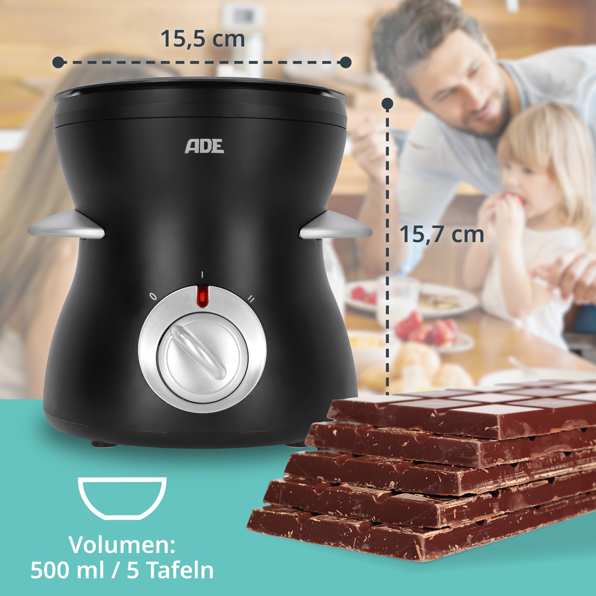 Elektrisches Schokoladen-Fondue