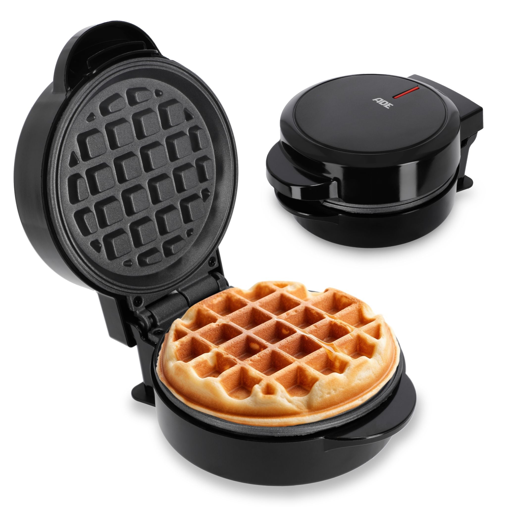 Mini waffle iron - round