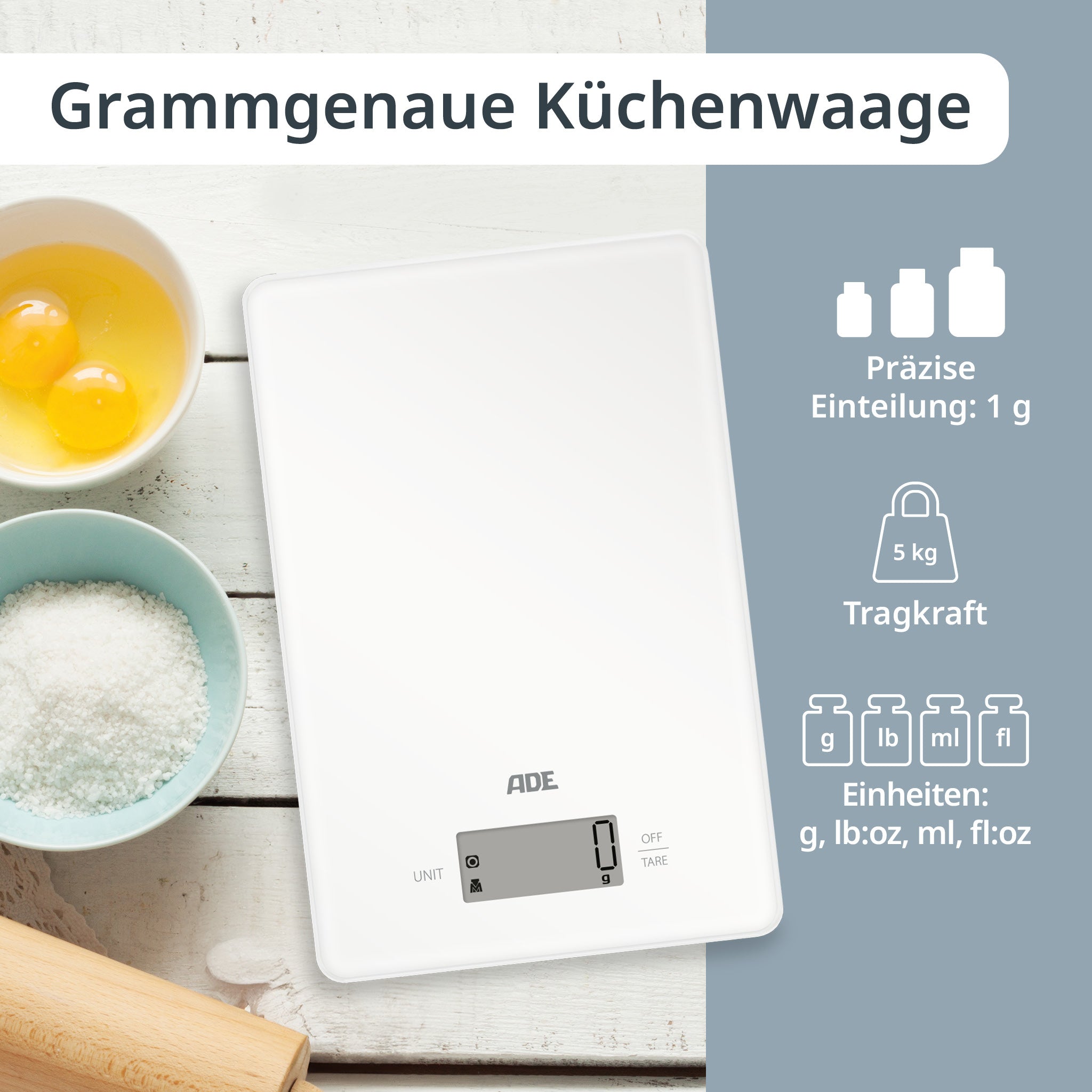 Digitale Küchenwaage Julia