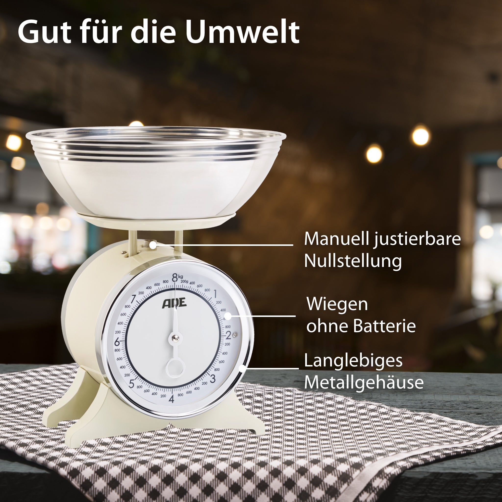 Mechanische Schüsselwaage