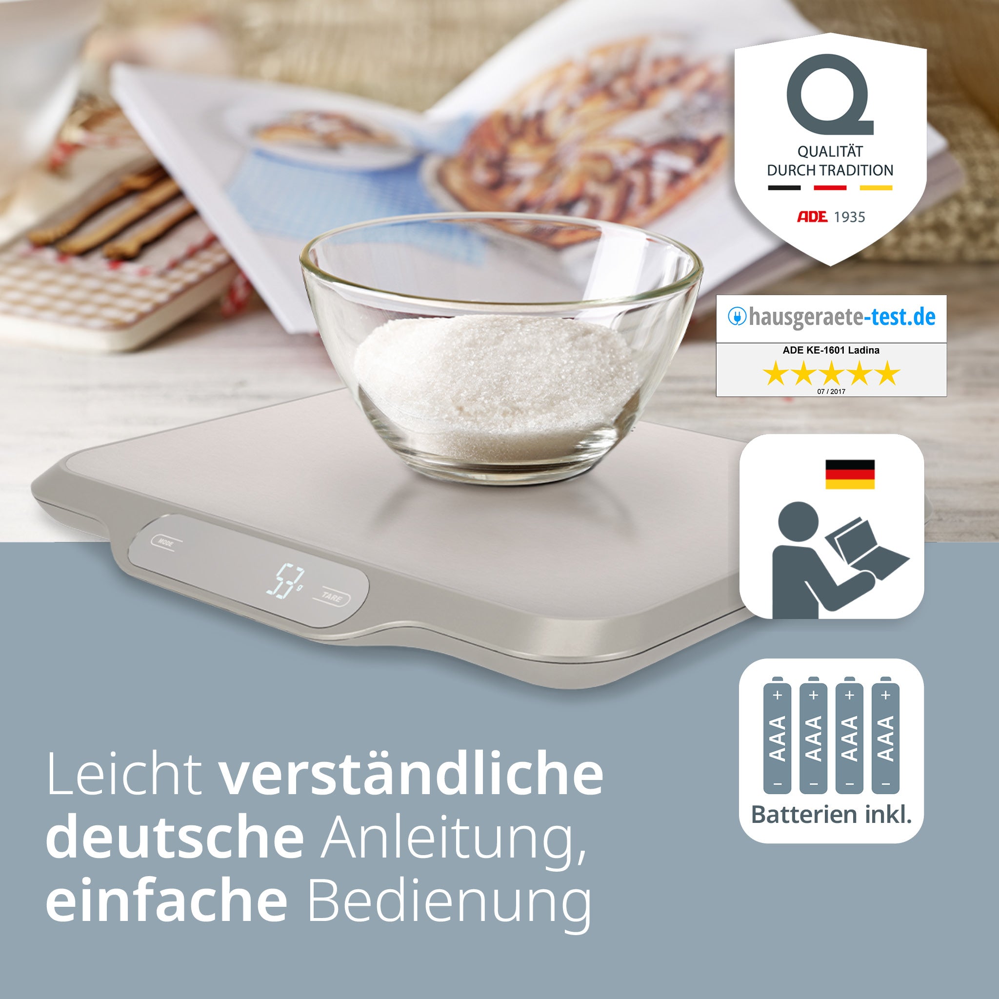 Digitale Küchenwaage Ladina