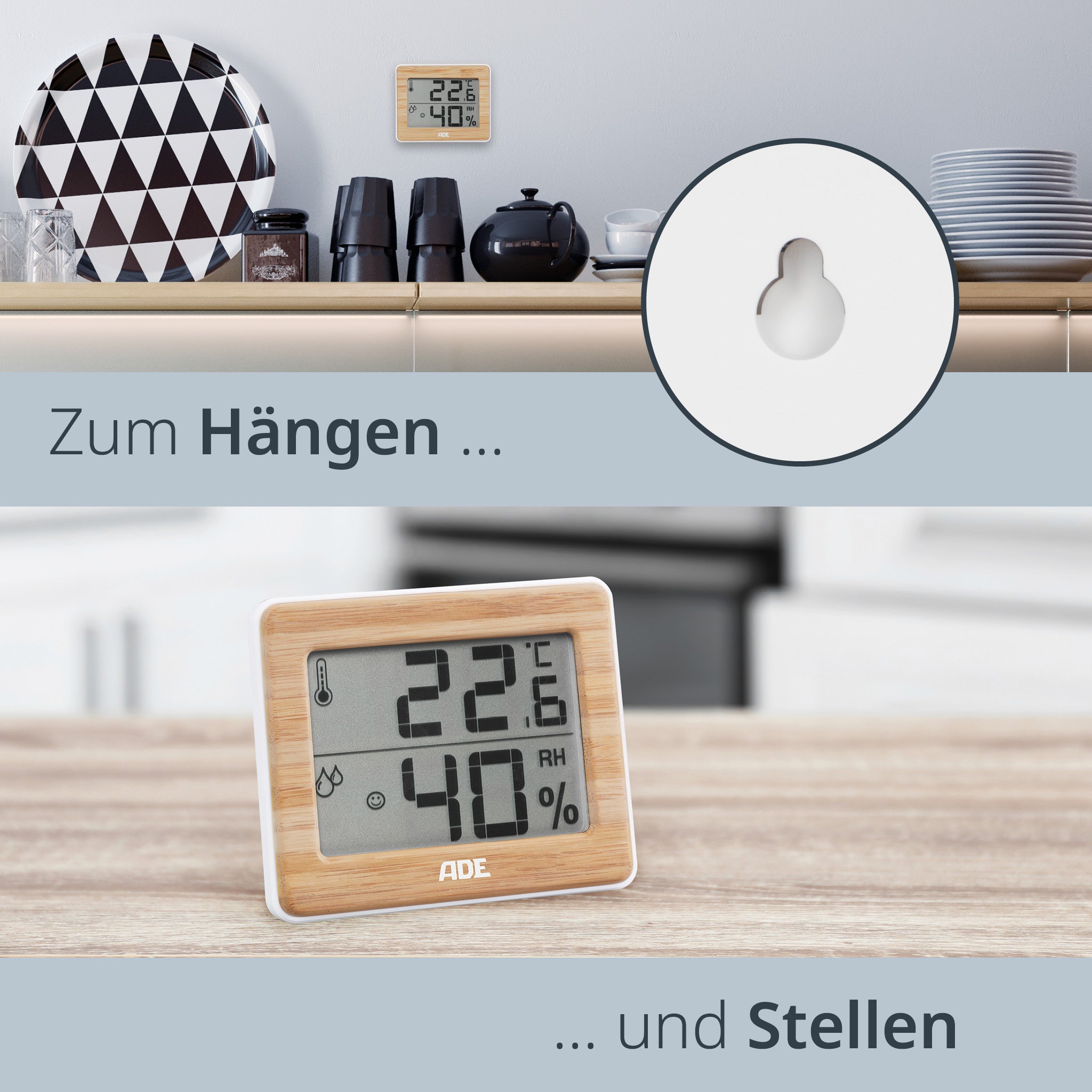 Digitales Thermo-/Hygrometer