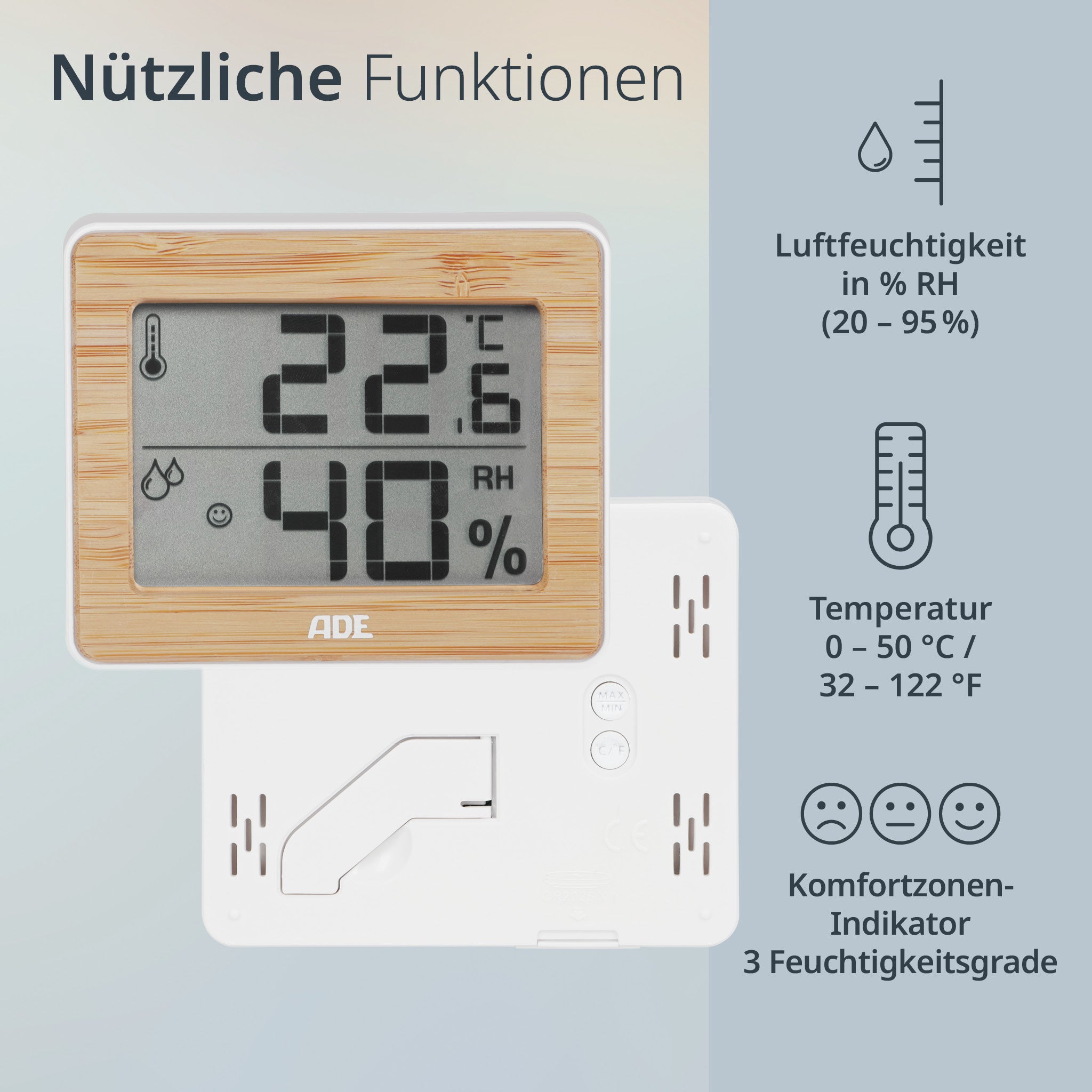 Digitales Thermo-/Hygrometer
