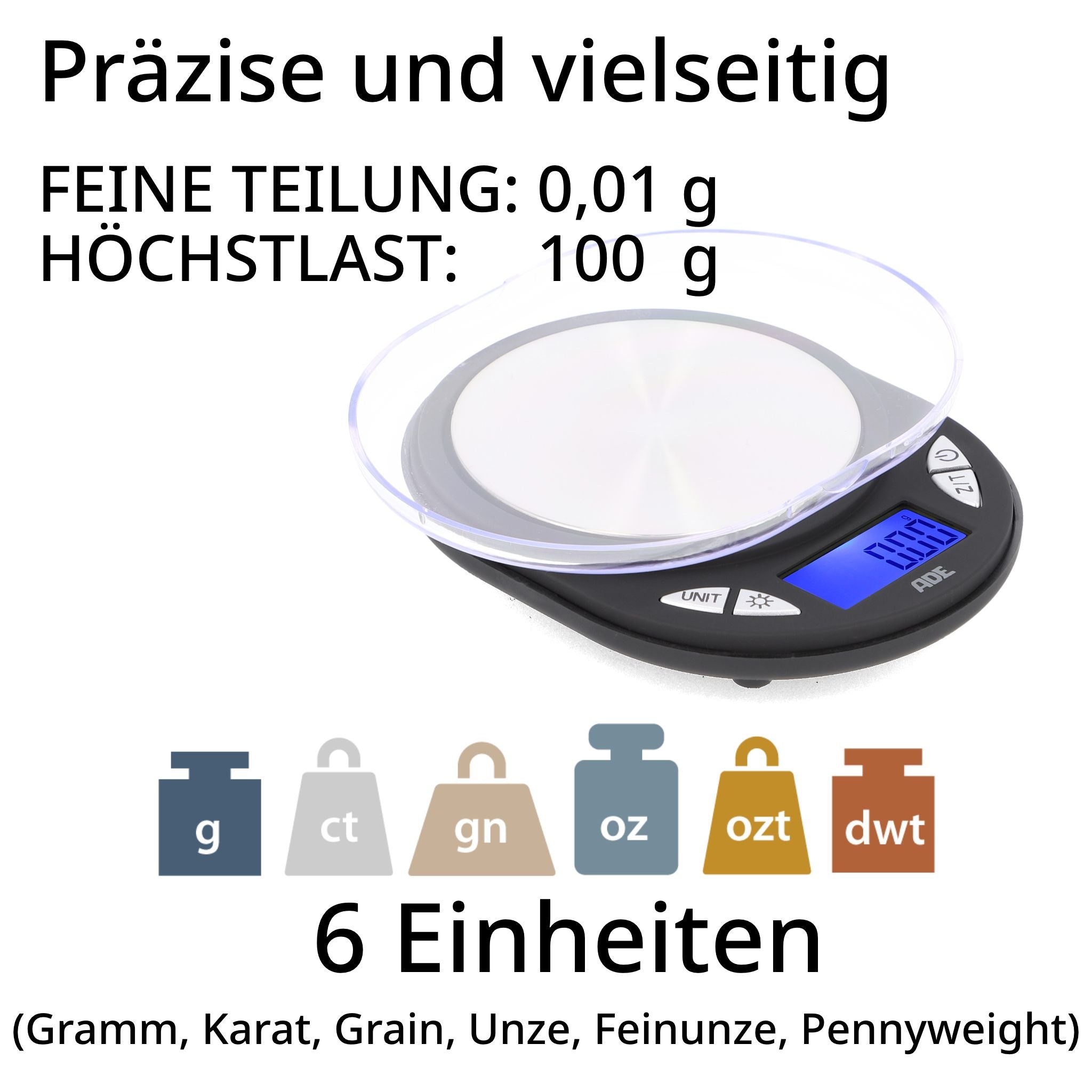 Digitale Taschenwaage Fred