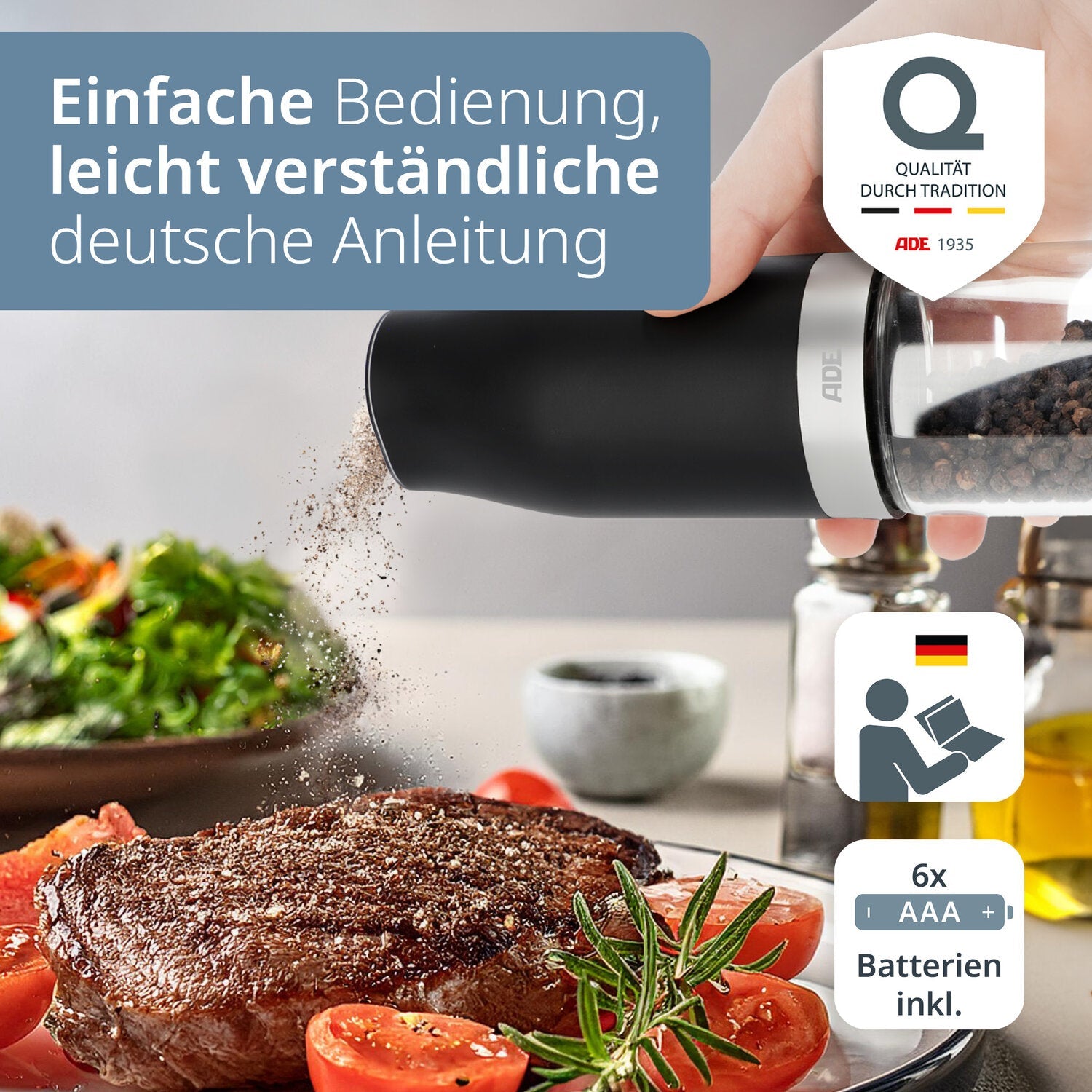 Elektrische Salz- und Pfeffermühle
