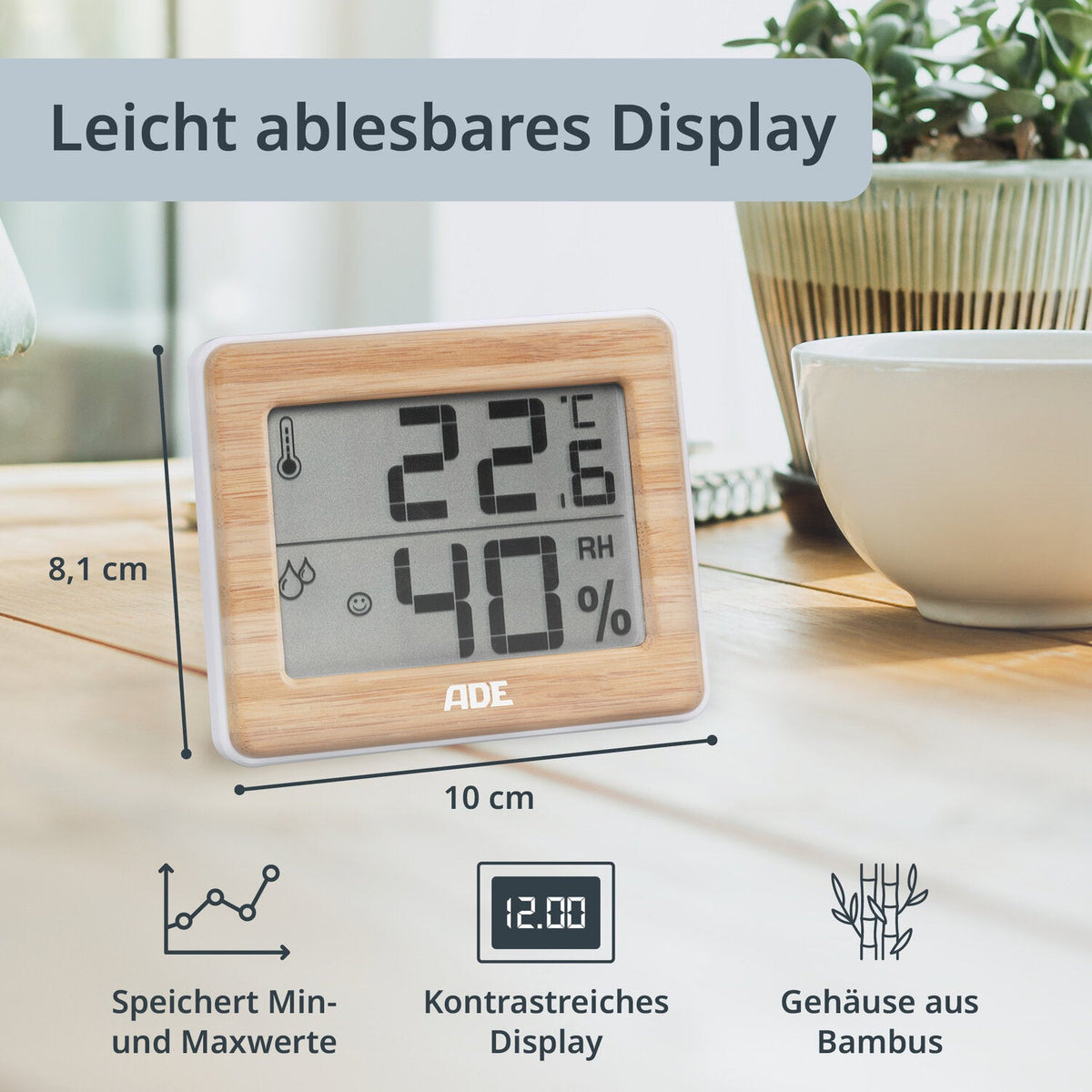 Digital thermo-hygrometer