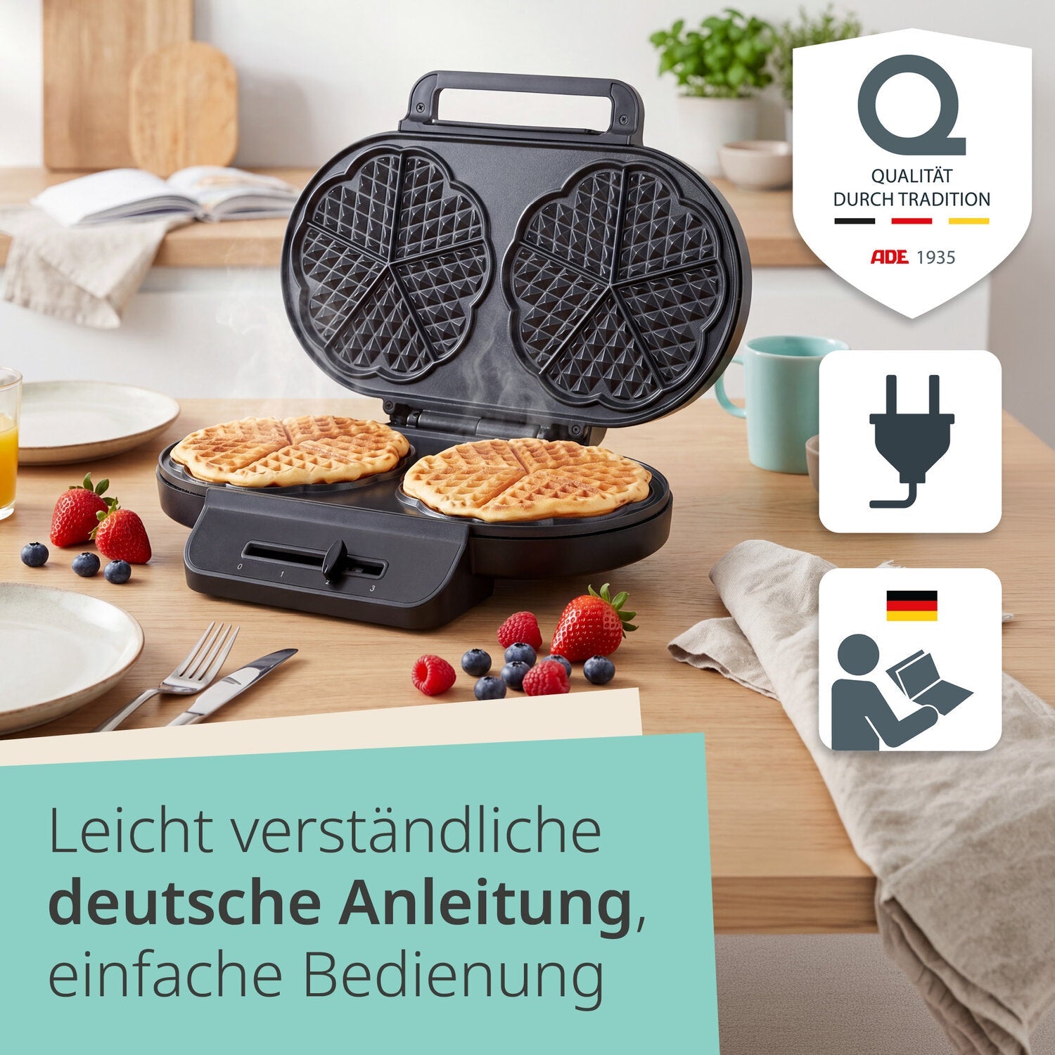 Doppel-Waffeleisen