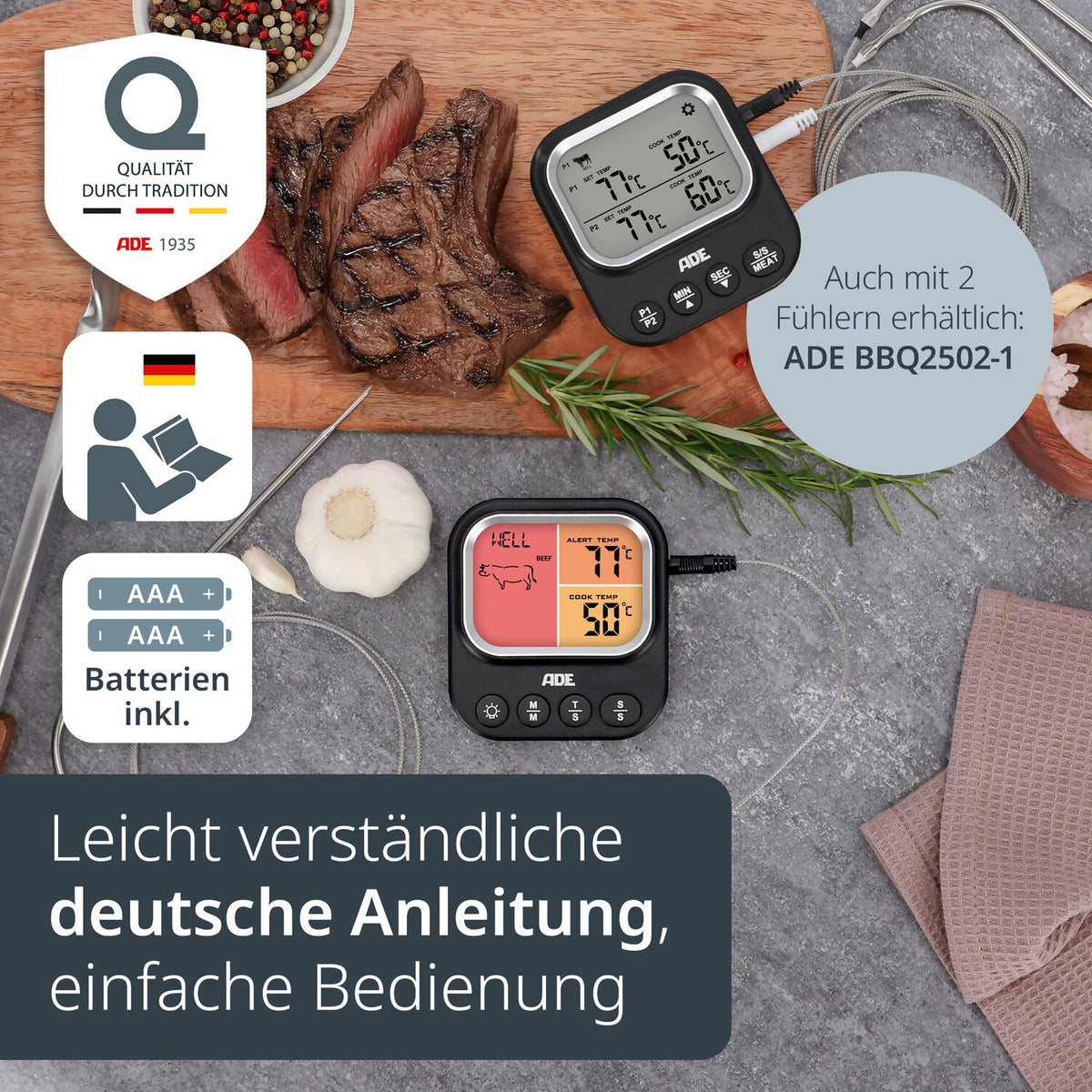Digital meat thermometer