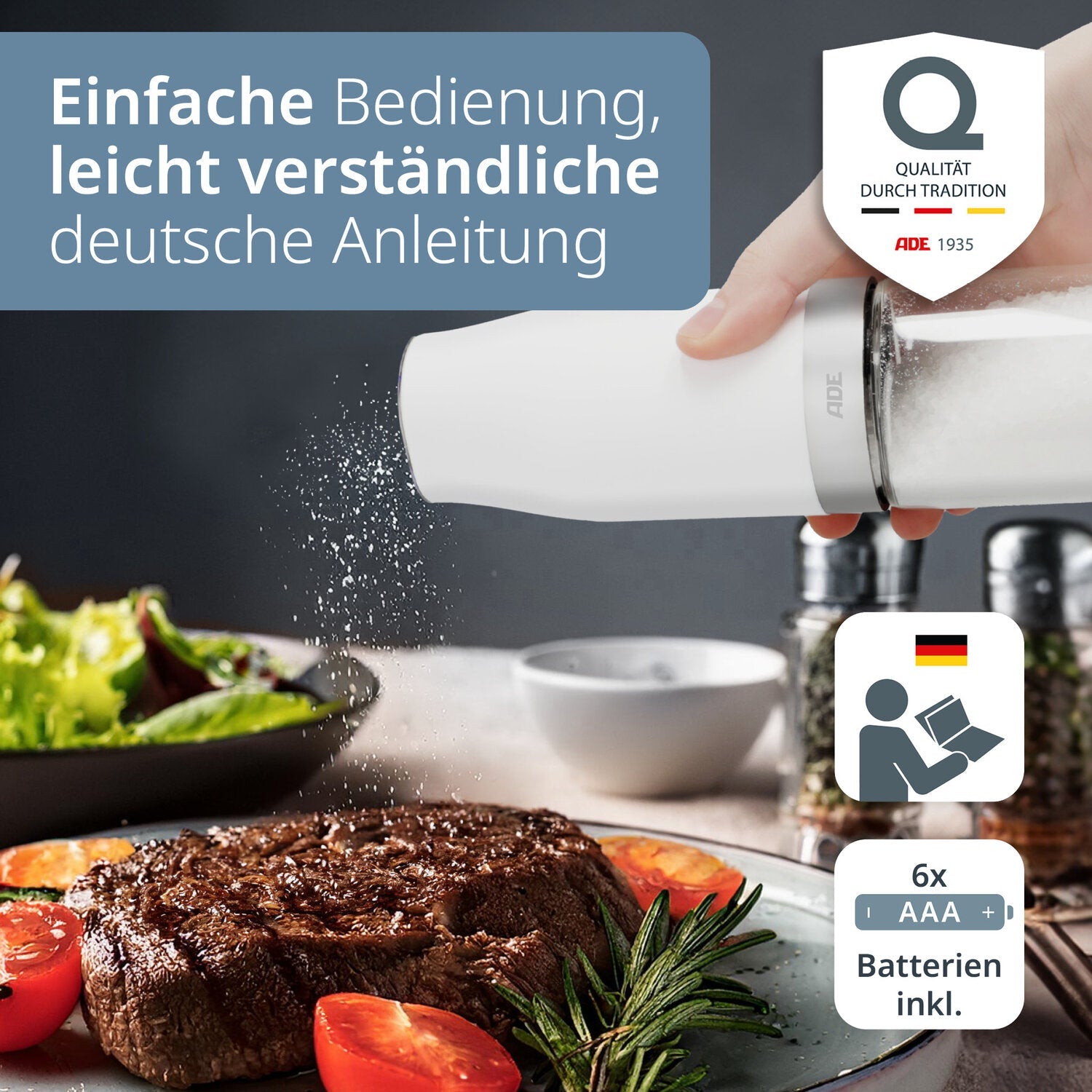 Elektrische Salz- und Pfeffermühle