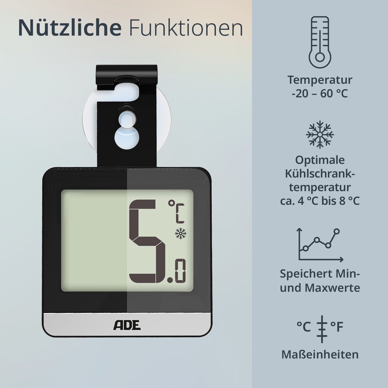 Digitales Kühlschrankthermometer