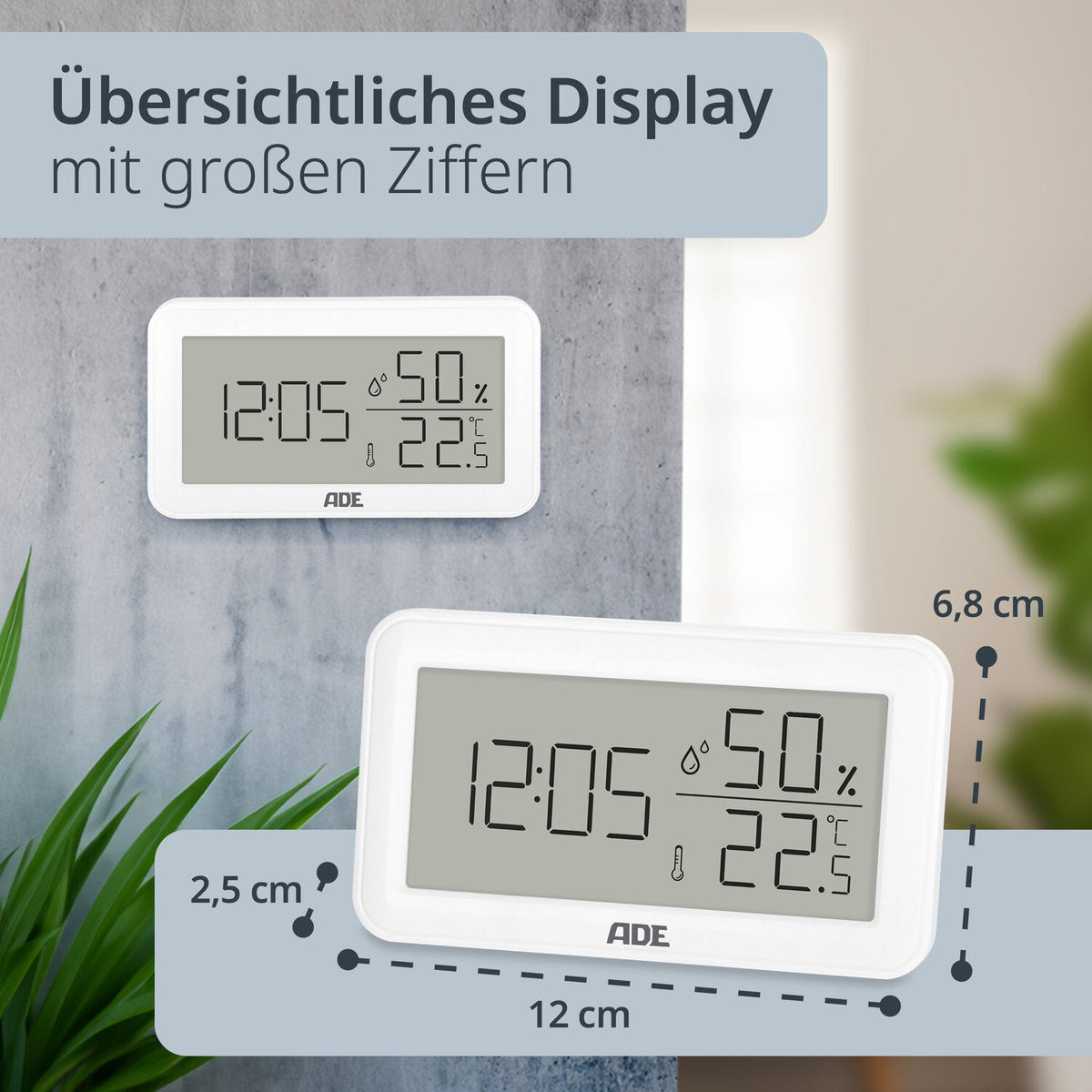 Digital thermo-/hygrometer