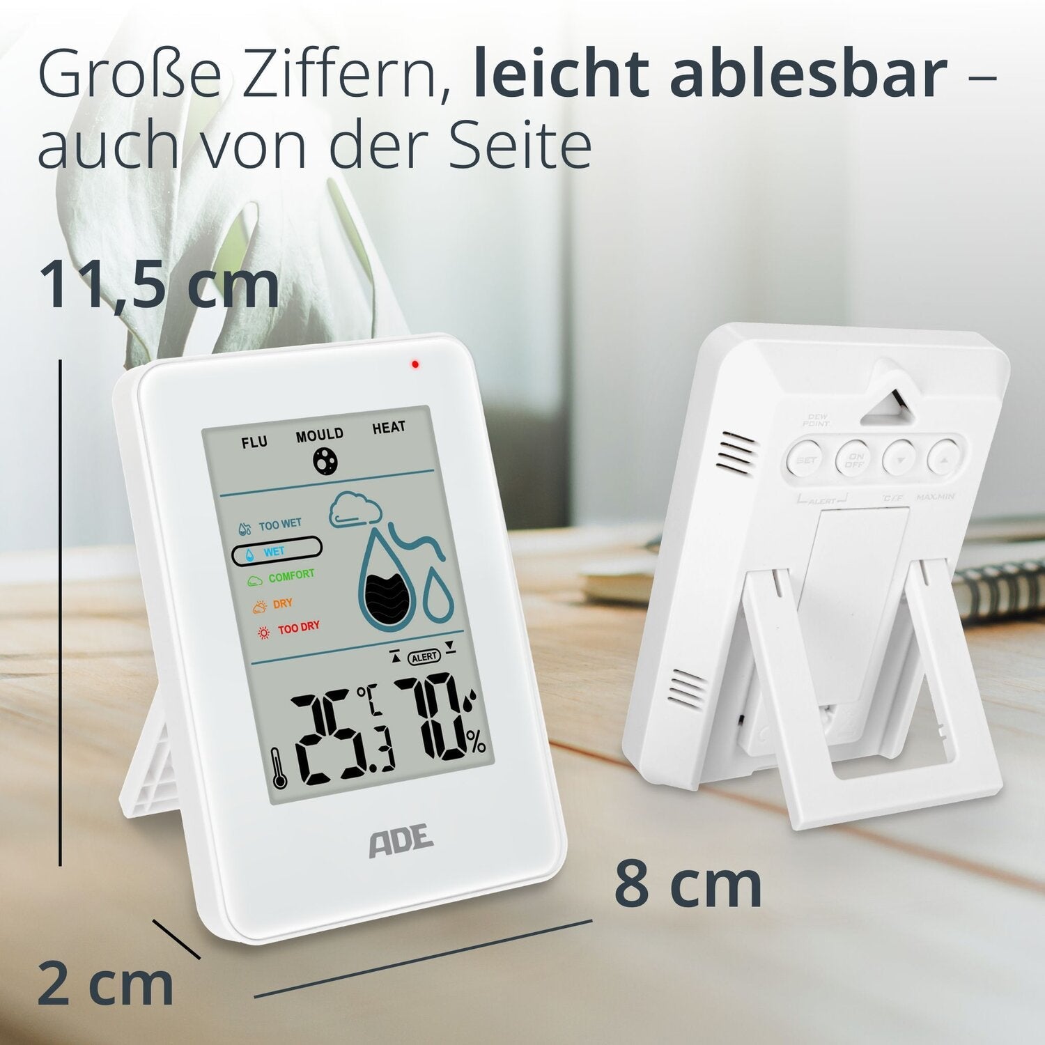 Digitales Thermo-/Hygrometer
