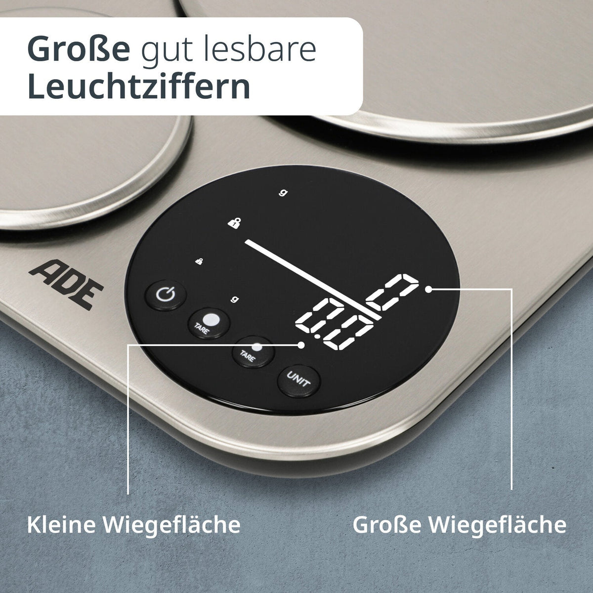 Digitale Dual-Küchenwaage Isabella