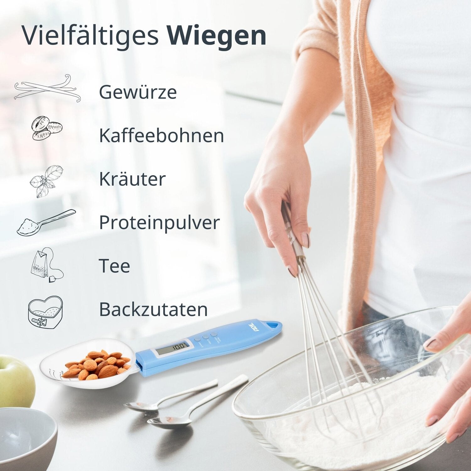 Digitale Löffelwaage