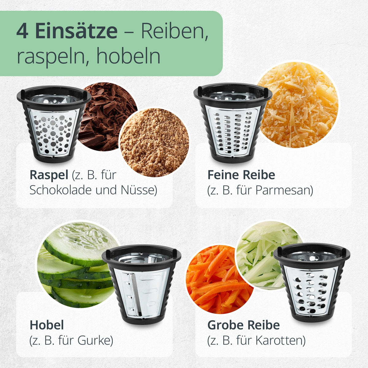Elektrische Reibe