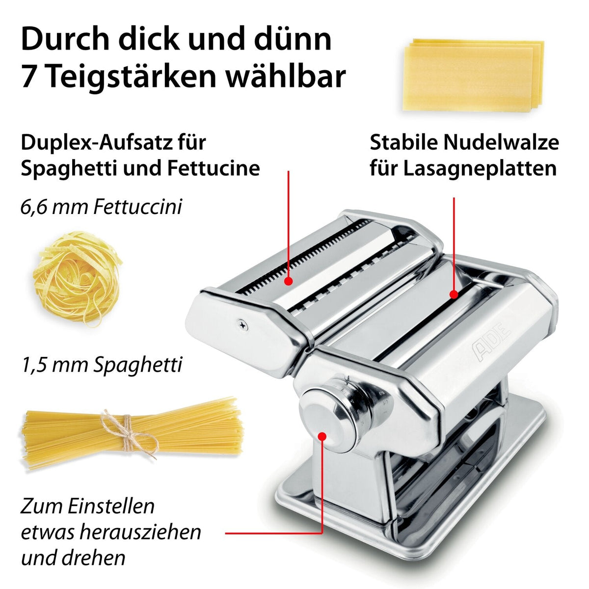Mechanische Nudelmaschine