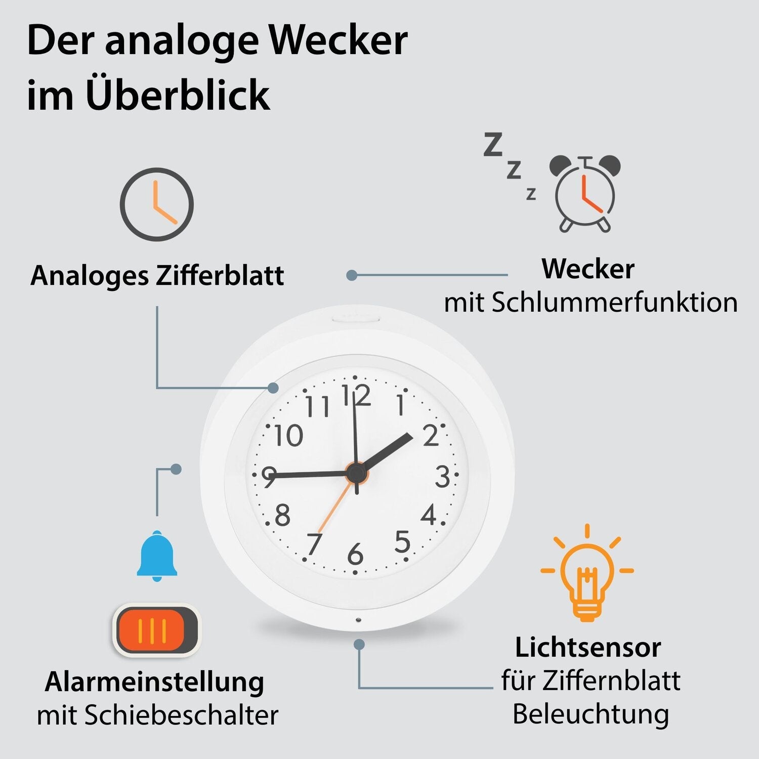 Analoger Wecker