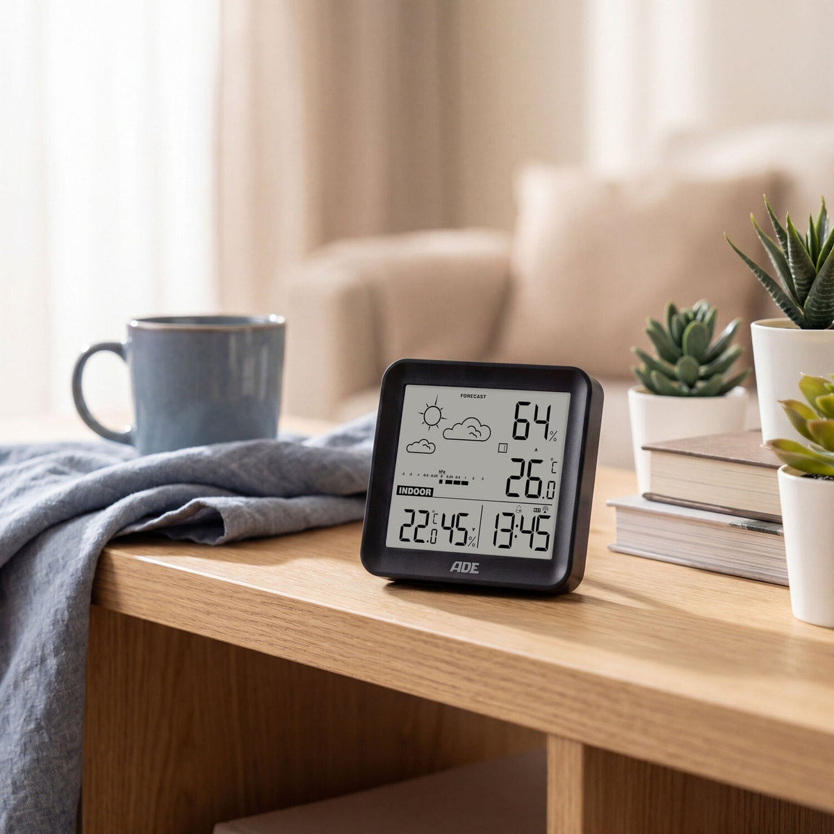 ADE Wetterstation mit Außensensor