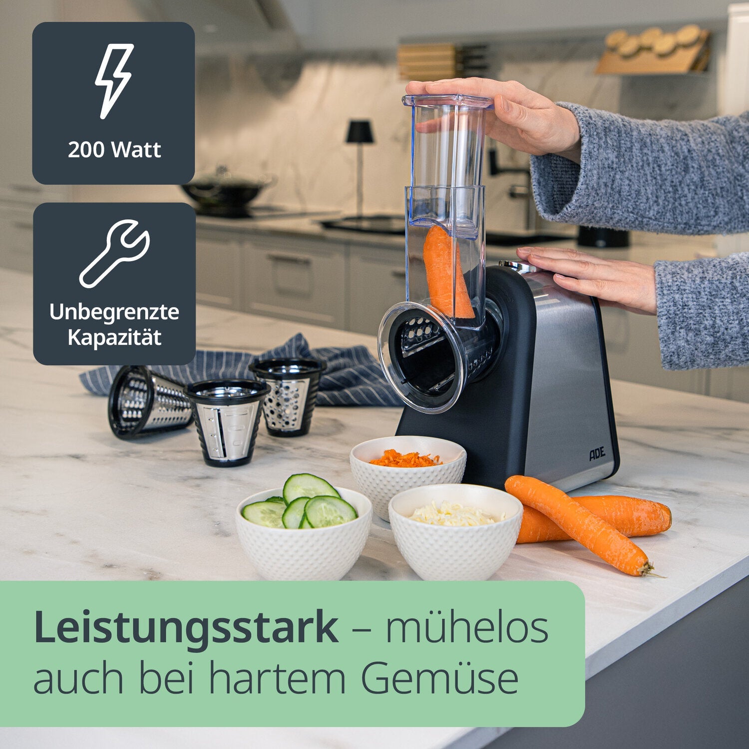 Elektrische Reibe