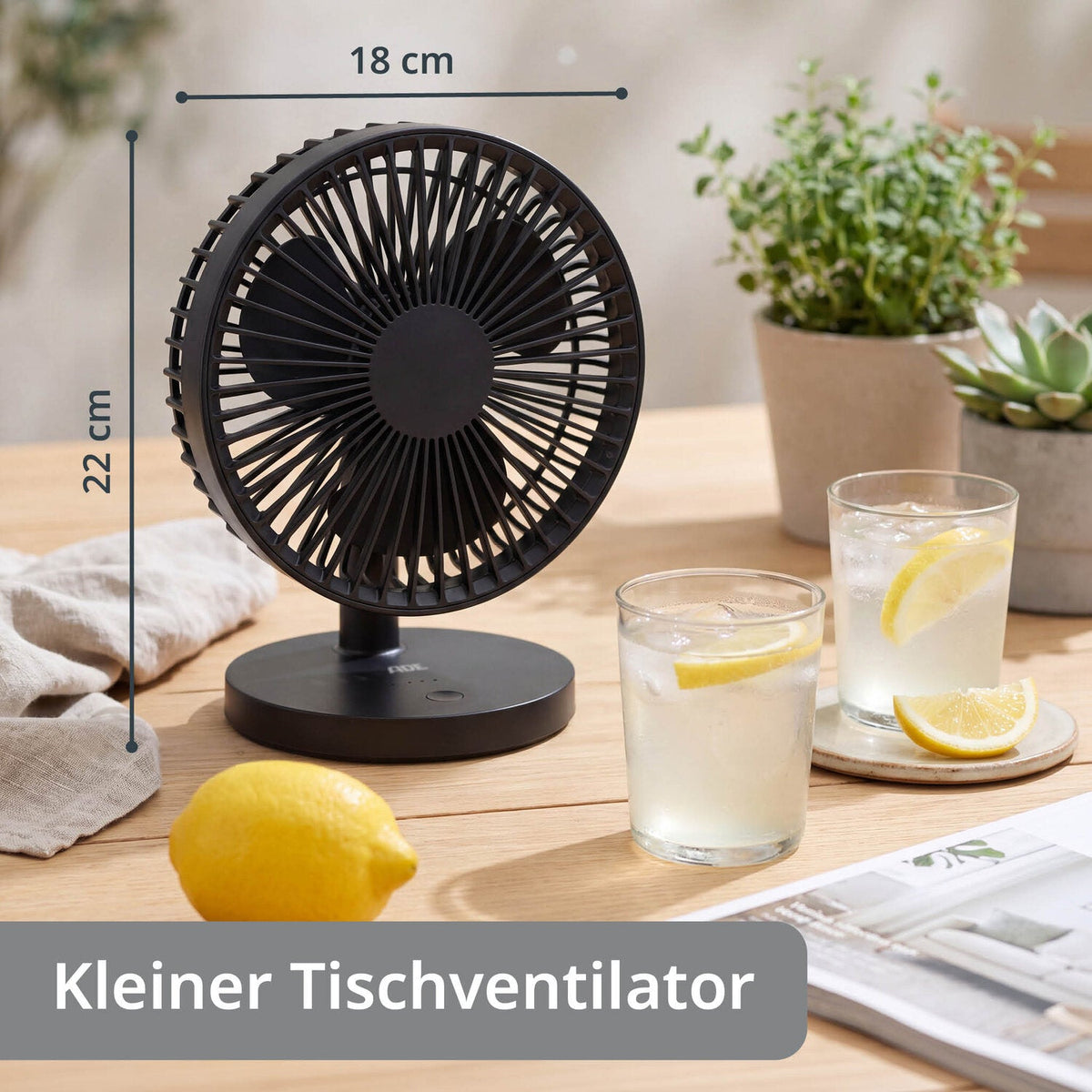 Elektrischer Tischventilator