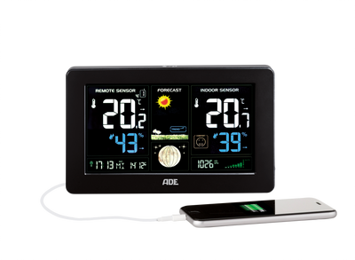 Digitale Wetterstation mit Ladefunktion