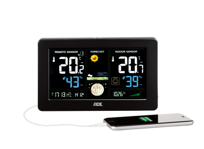 Digitale Wetterstation mit Ladefunktion