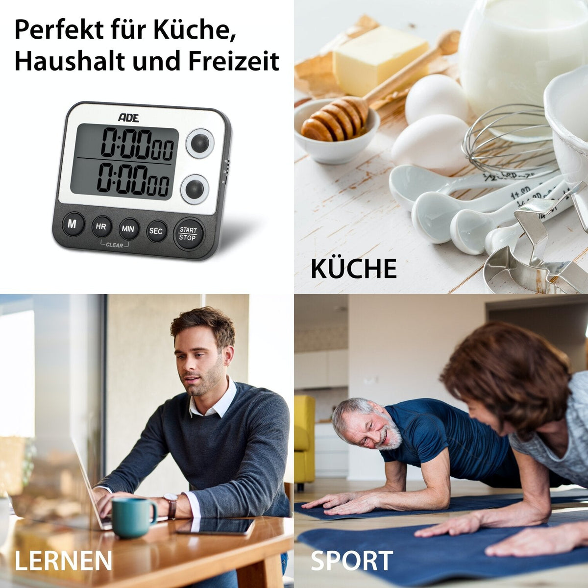Digitaler Dual-Küchentimer