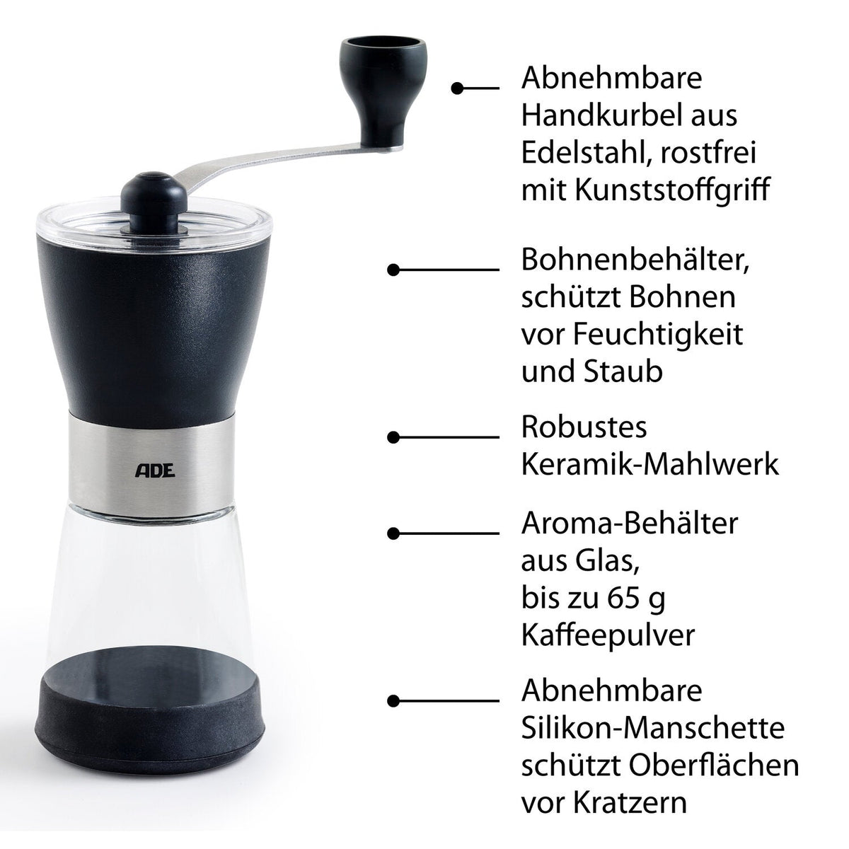 Manual coffee grinder