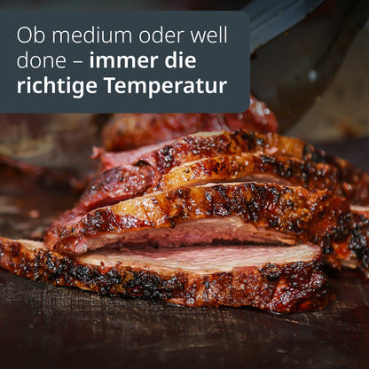 Mechanical meat thermometer